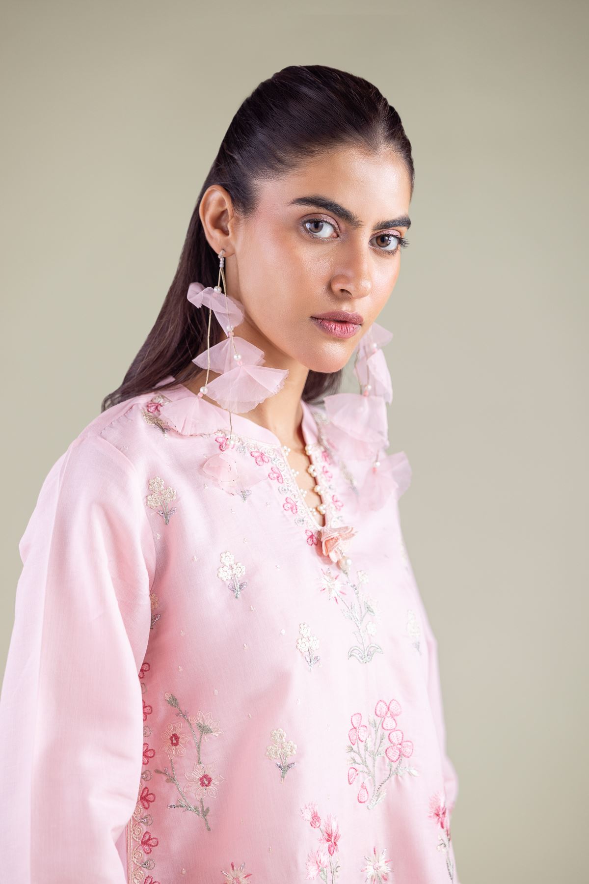 Embroidered Mesuri Kurta - 1-26-117-A-F-VG