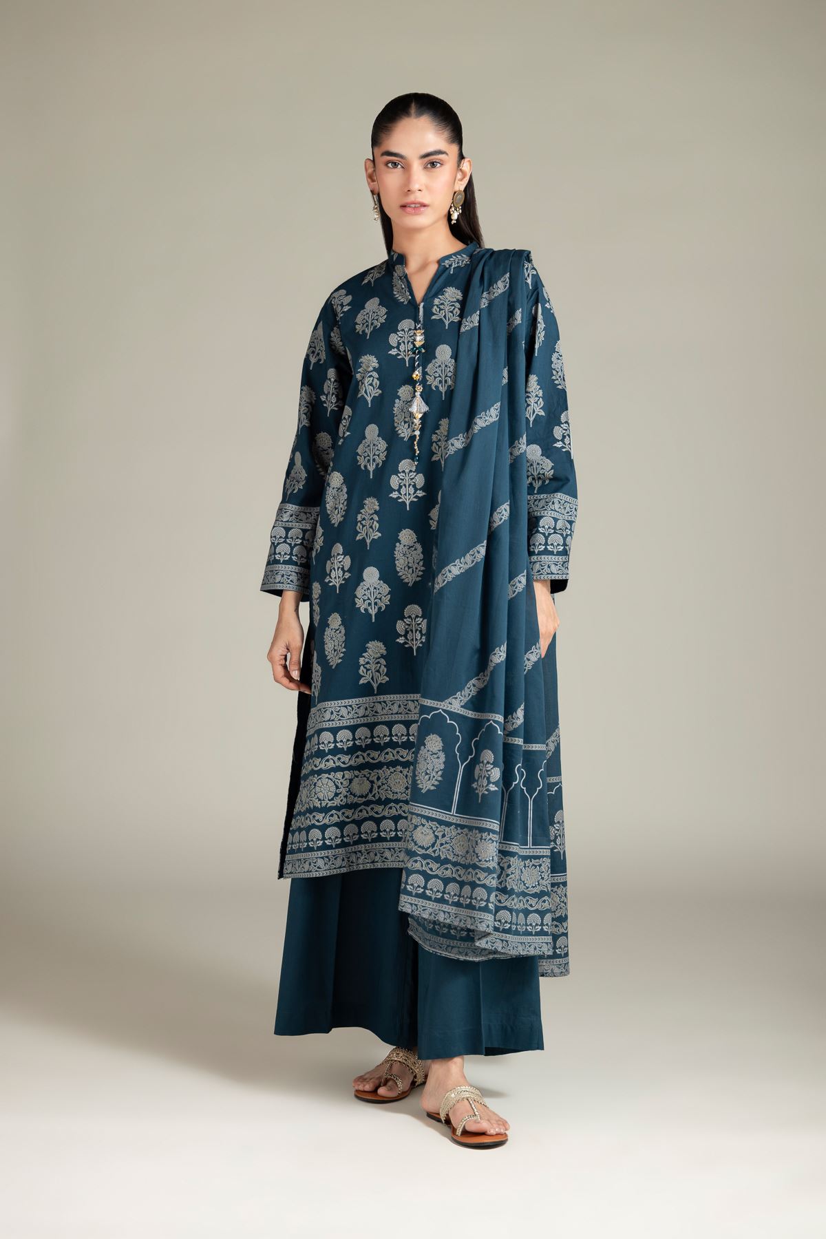 Lawn Dupatta - 1-26-125-A-D-VG