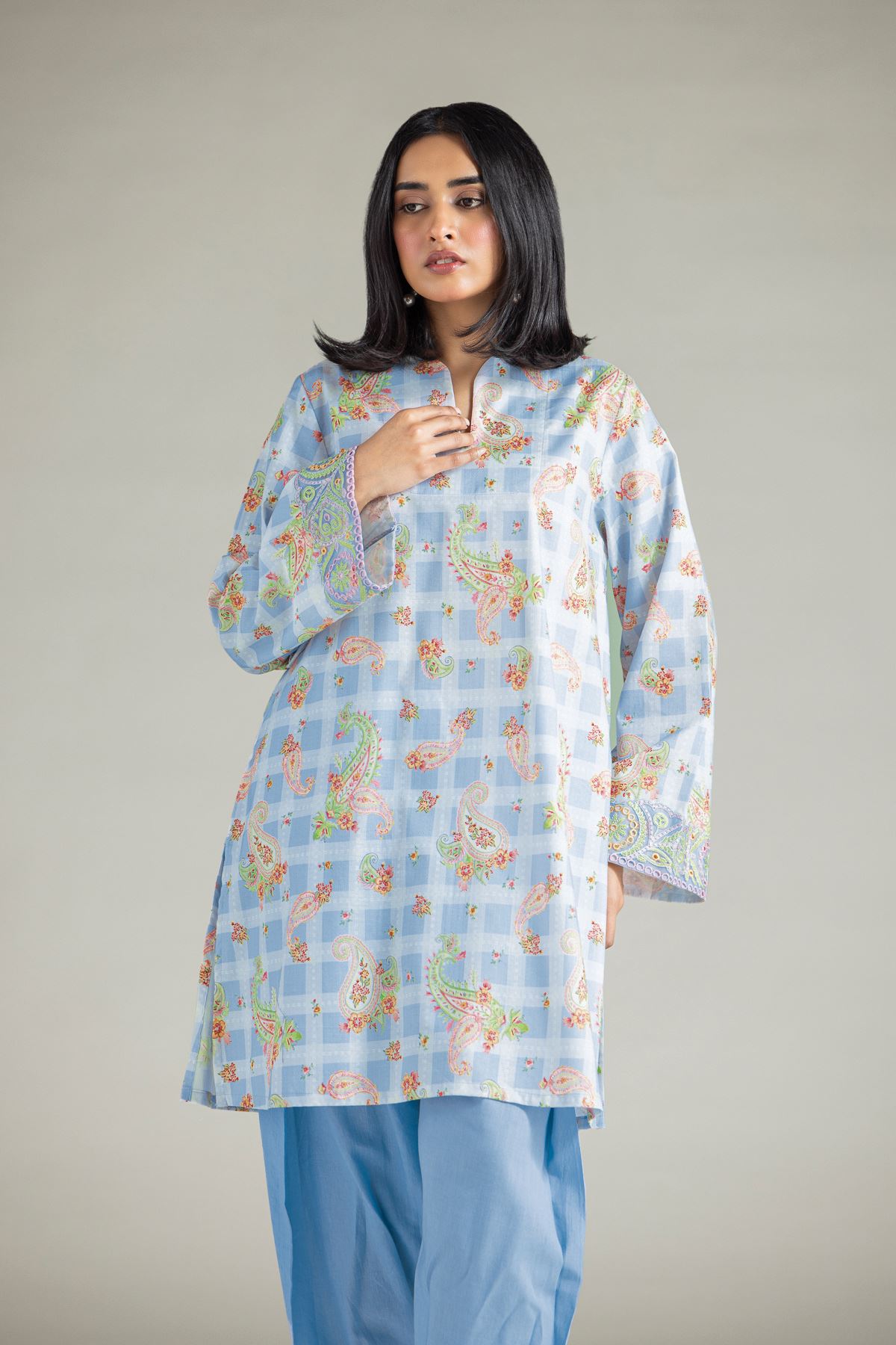 Embroidered Textured Lawn Tailored 2-Piece Lawn - T-A112-26-120EH1-VG