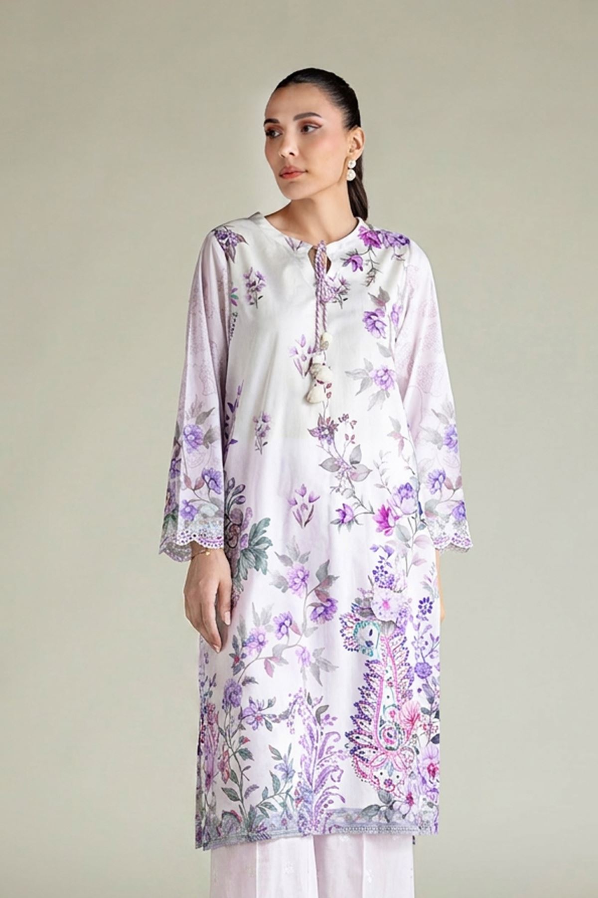 Embroidered Lawn 2-Piece Tailored Lawn - 1-26-229-B-F1-VG