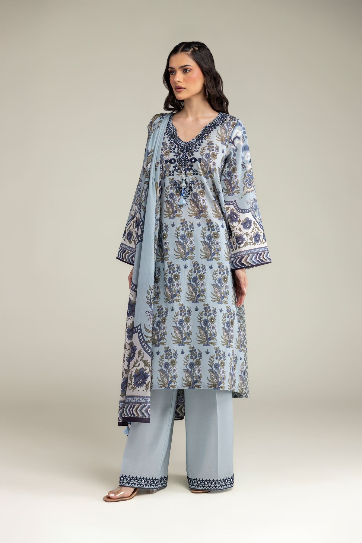 Embroidered Lawn Lawn Tailored 3-Piece - B1-2-26-106-A-C-VG