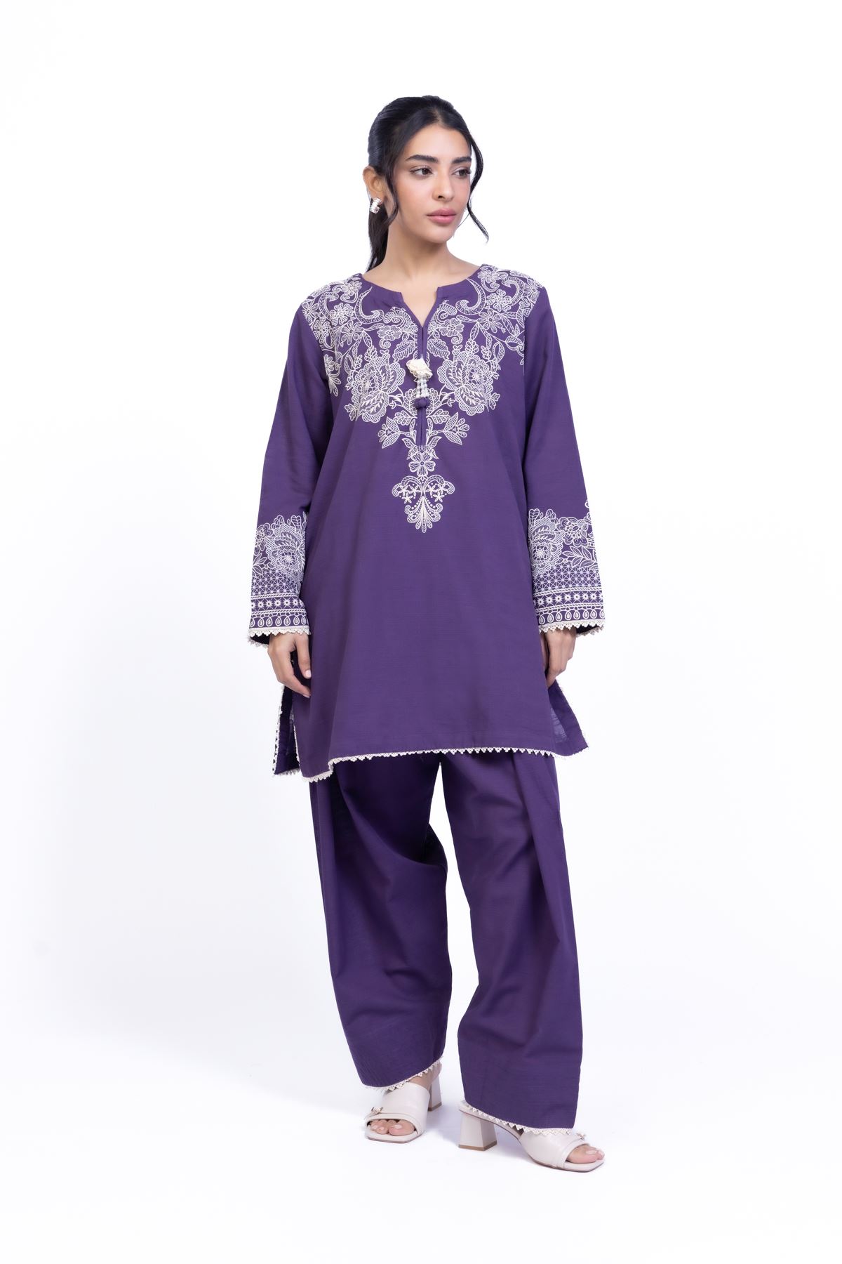 Dyed Khaddar Shalwar - 25-08-11E15-03TA-VG