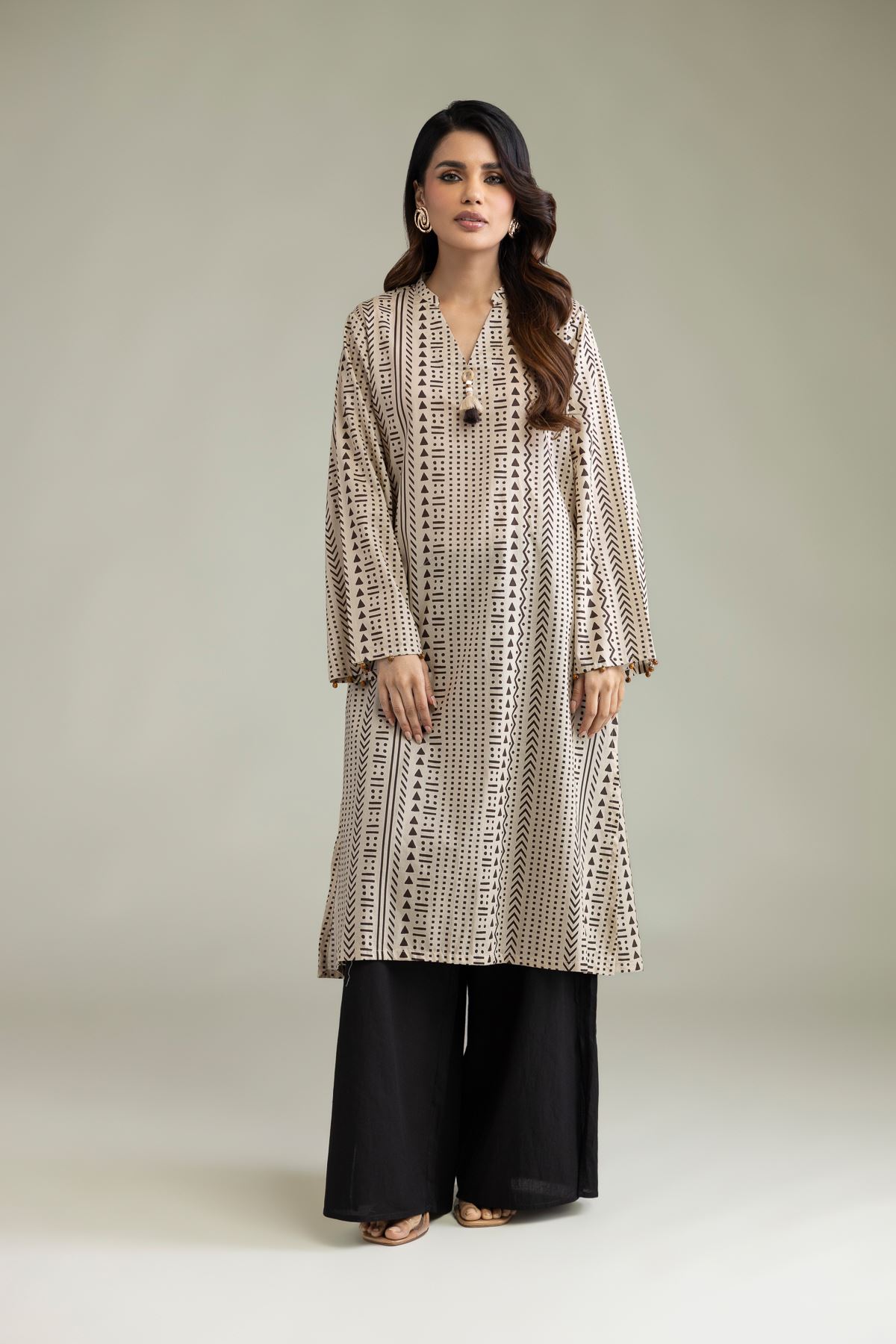 Printed Cambric Cambric Tailored 1-Piece - 1-26-102-A-F-VG