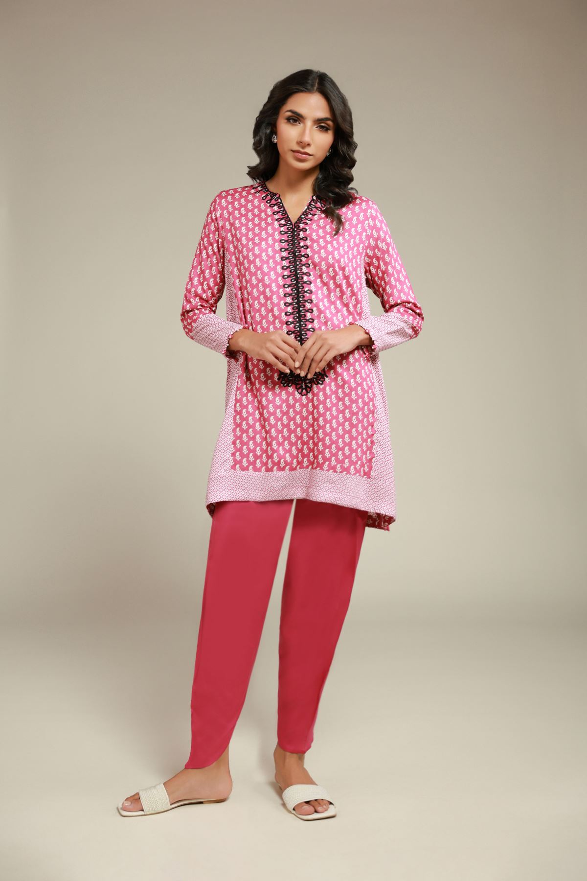 Embroidered Viscose Shalwar - 1-26-102-A-B-VG