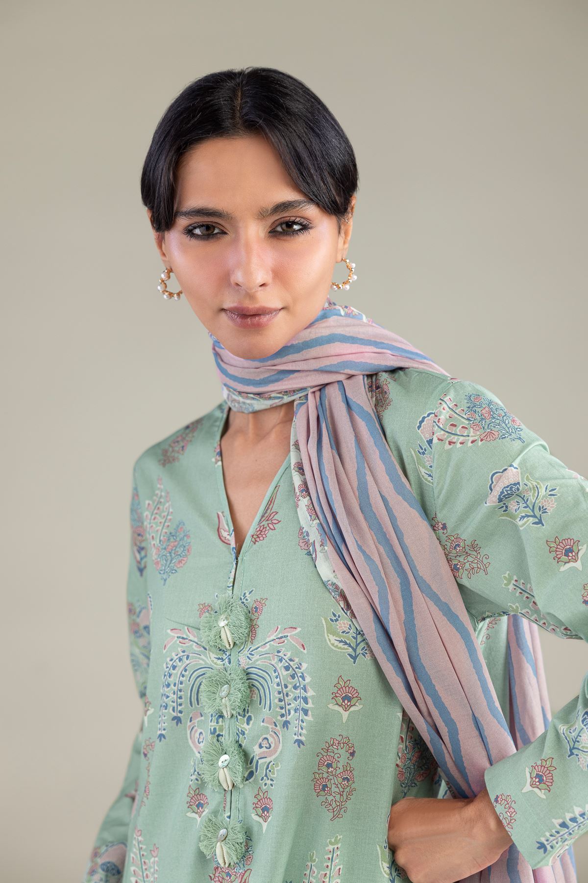 Printed Lawn Printed Lawn Dupatta - 1-26-102-A-F-VG