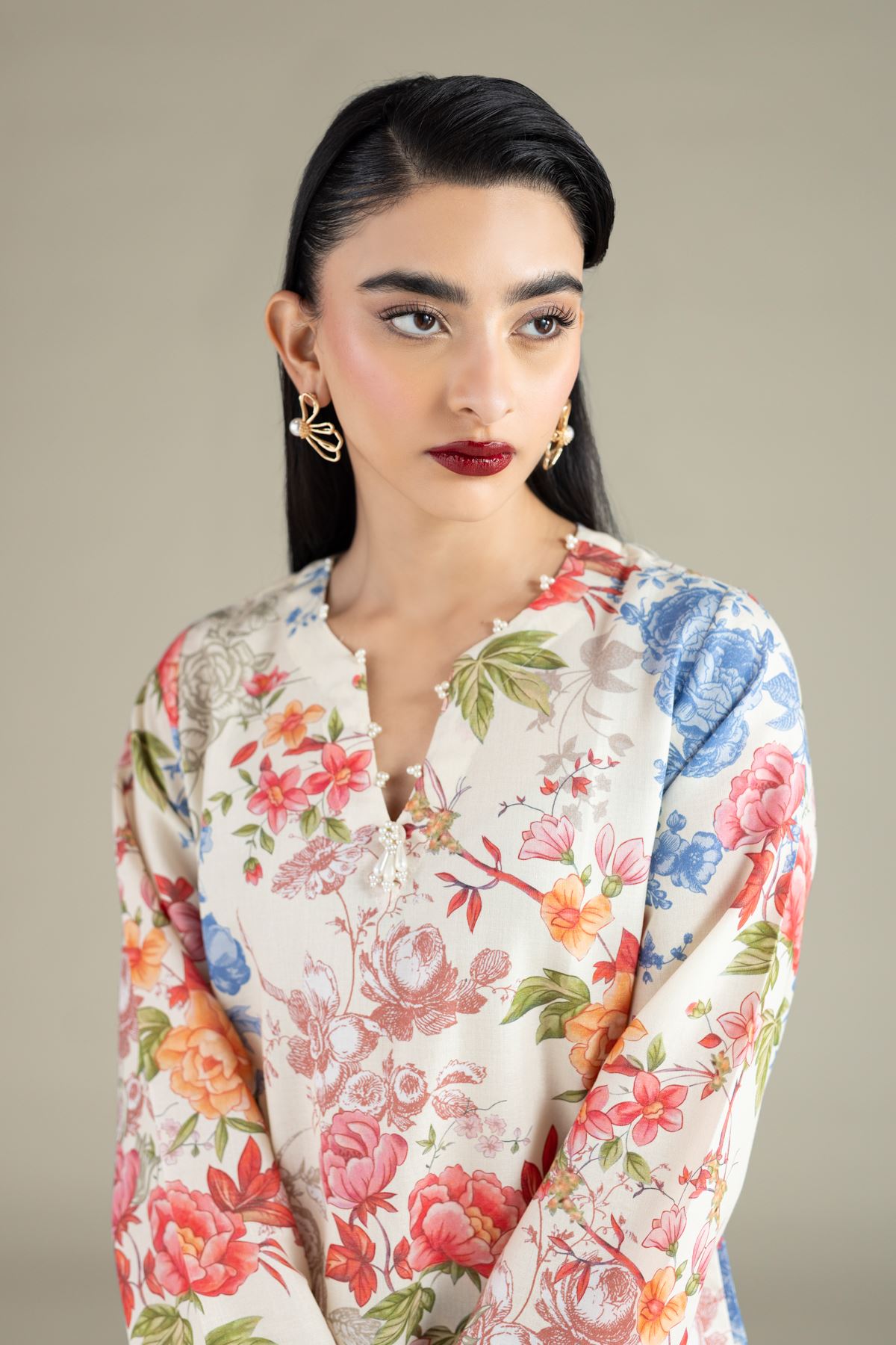 Embroidered Mesuri Kurta - 1-26-101-A-D-VG