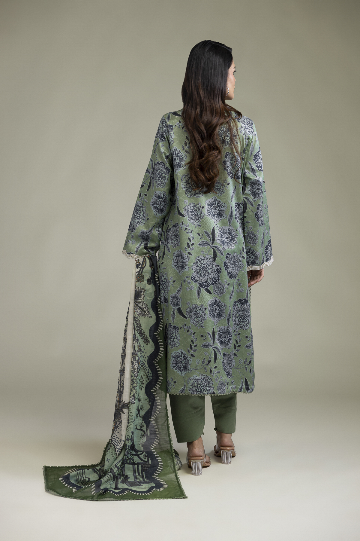 Embroidered Lawn Lawn 3-Piece Tailored - 1-26-250-B-H1-VG