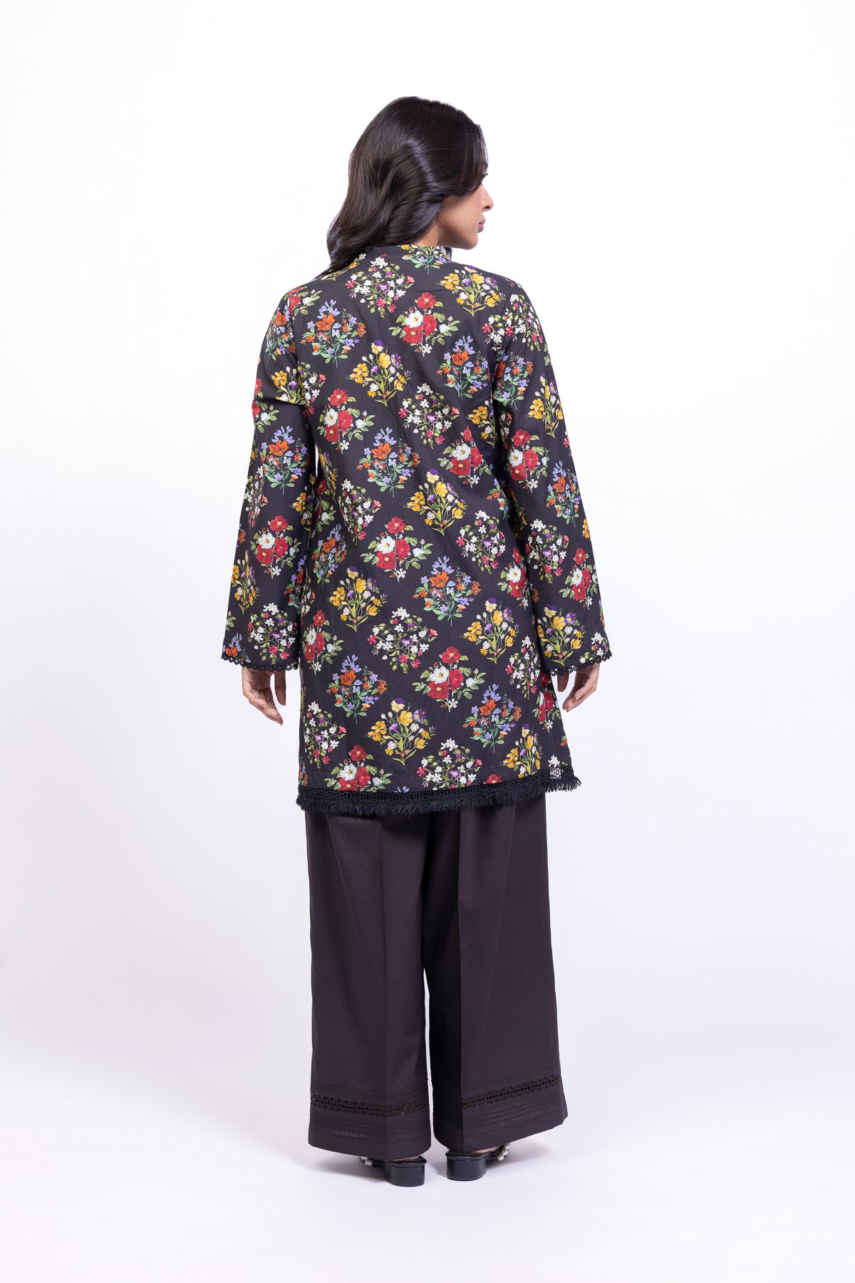 Printed Cotton Viscose Kurta - 25-09-11E3-07TA-VG