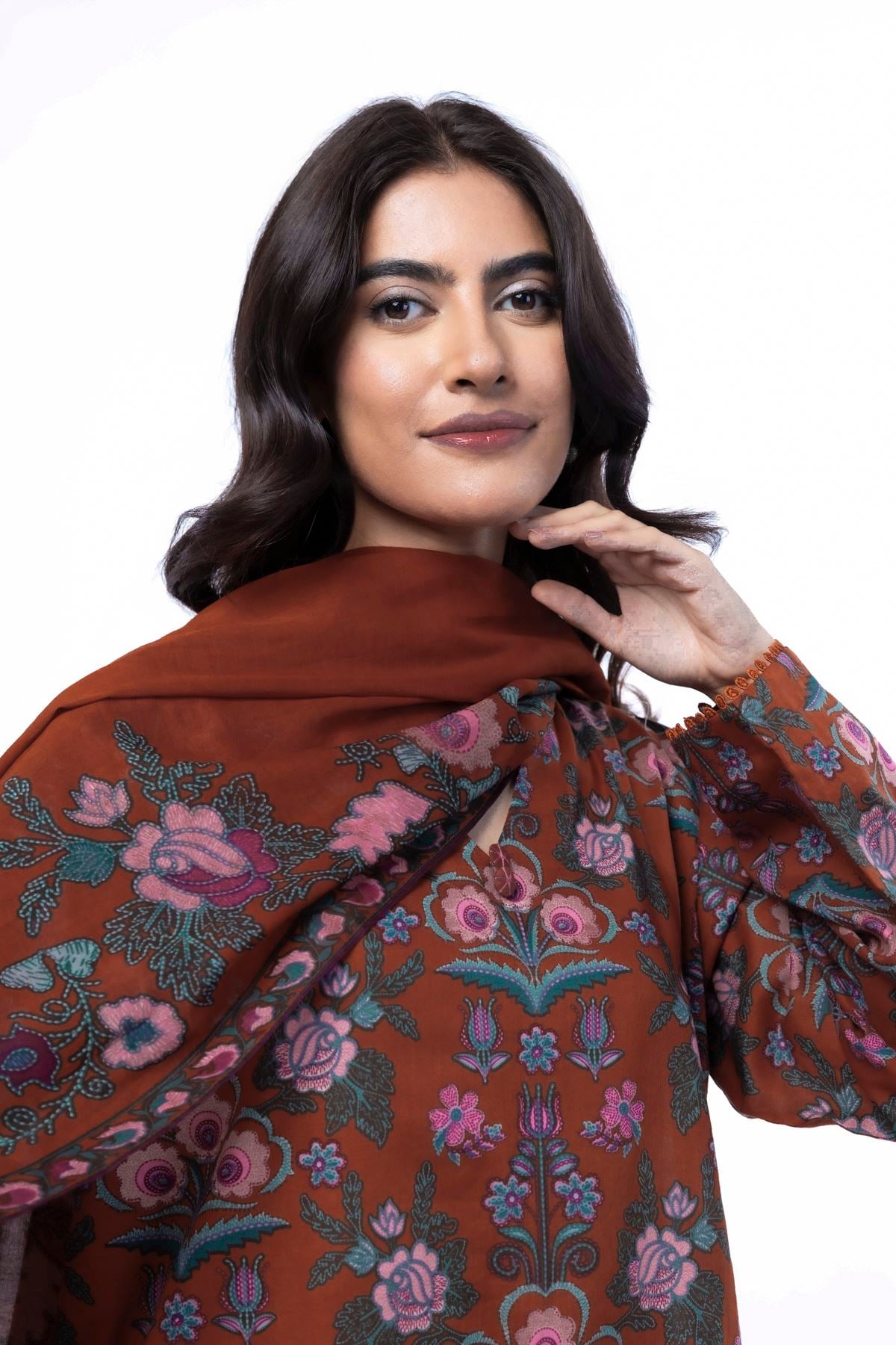 Printed Cotton Fabrics 3 Piece - 1001902031