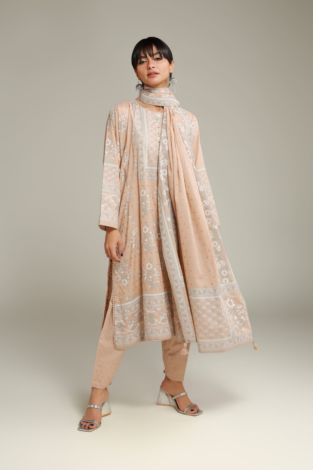 Printed Lawn Printed Lawn Dupatta - 1-26-228-A-D2-VG