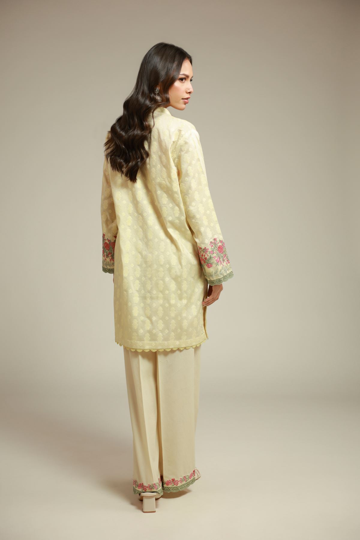 Embroidered Broshia Fabrics 2 Piece - A22-26-121FG1-VG