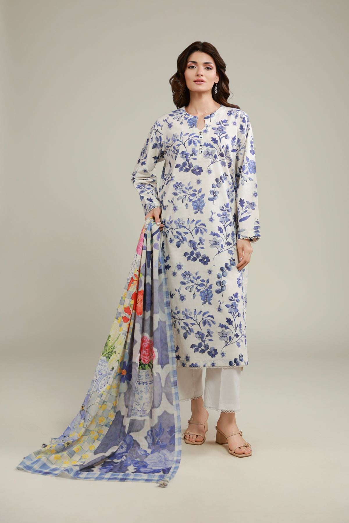 Printed Messuri Fabrics 3 Piece - A22-26-102FA1-VG