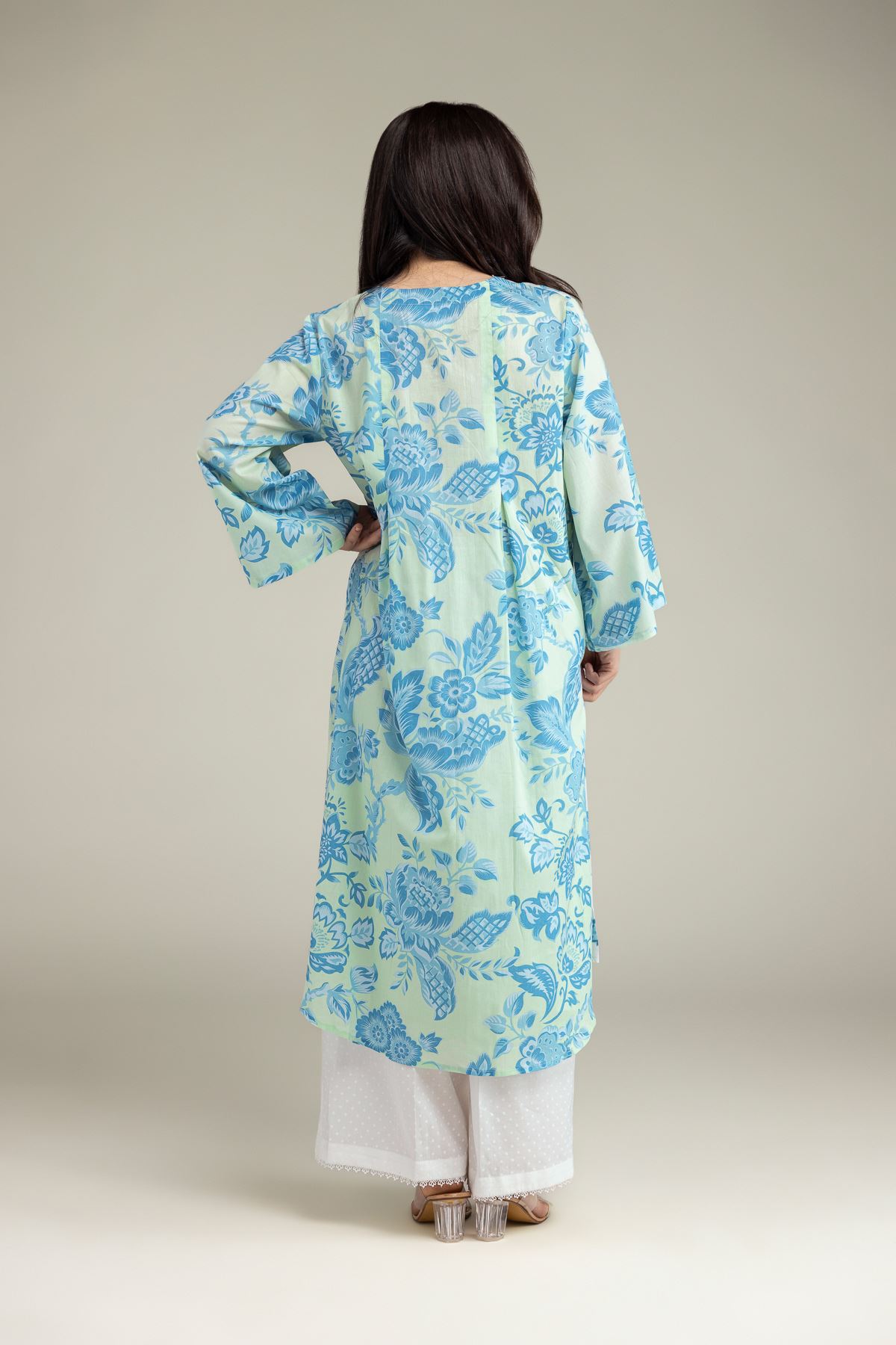 Printed Lawn Fabrics 2 Piece | Top and Bottom - A11-26-210FE1-VG
