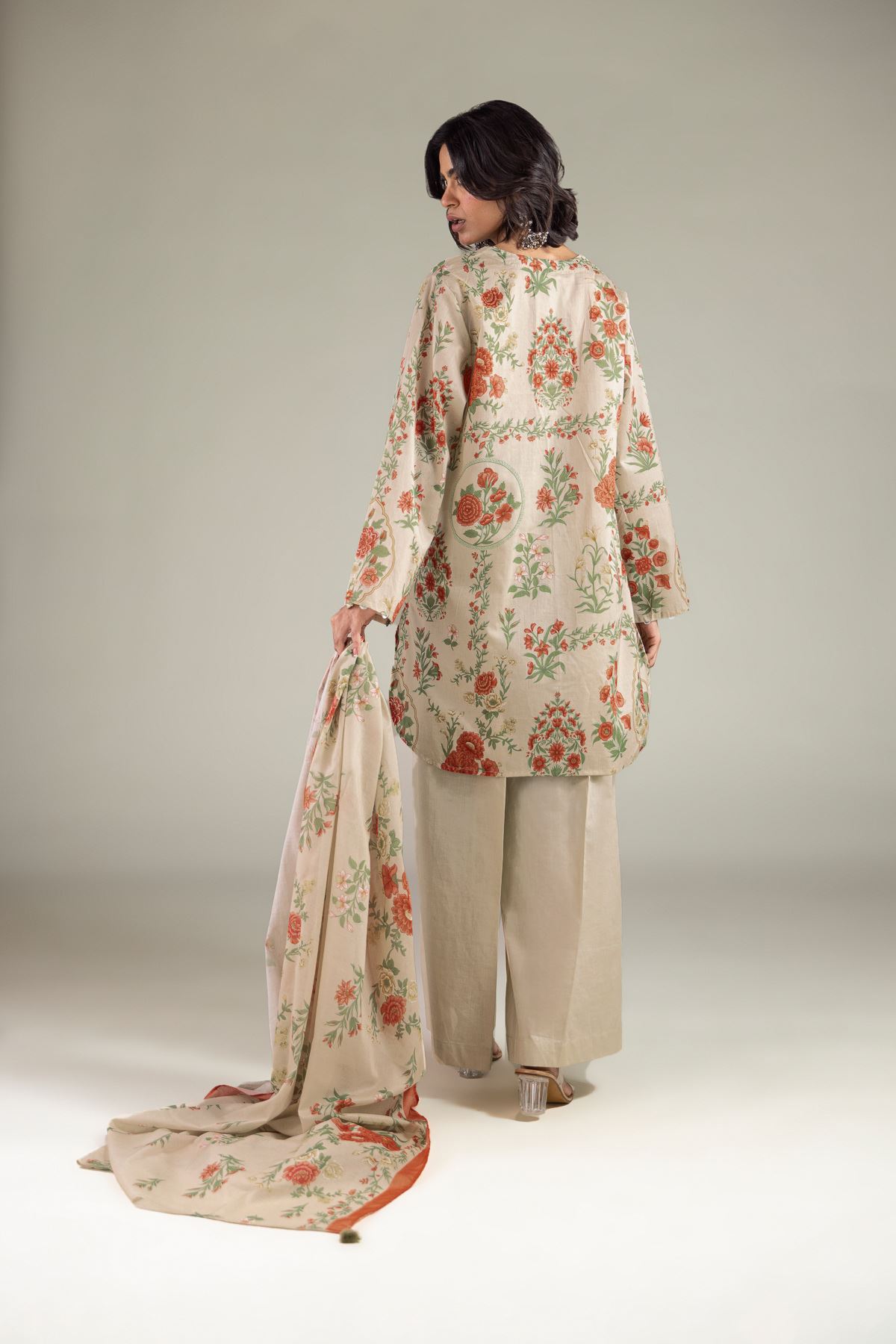 Printed Lawn Lawn 3-Piece Tailored - 25-10-12E9-10TB-VG