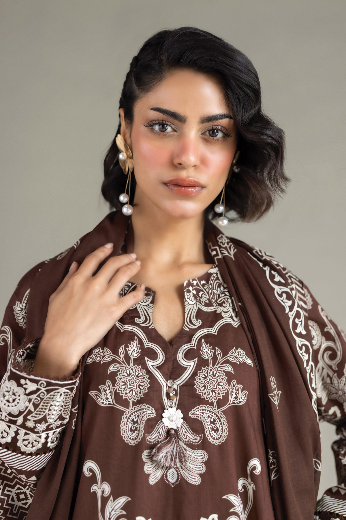 Embroidered Lawn Tailored Lawn 3-Piece - T-A113-26-105EC2-VG