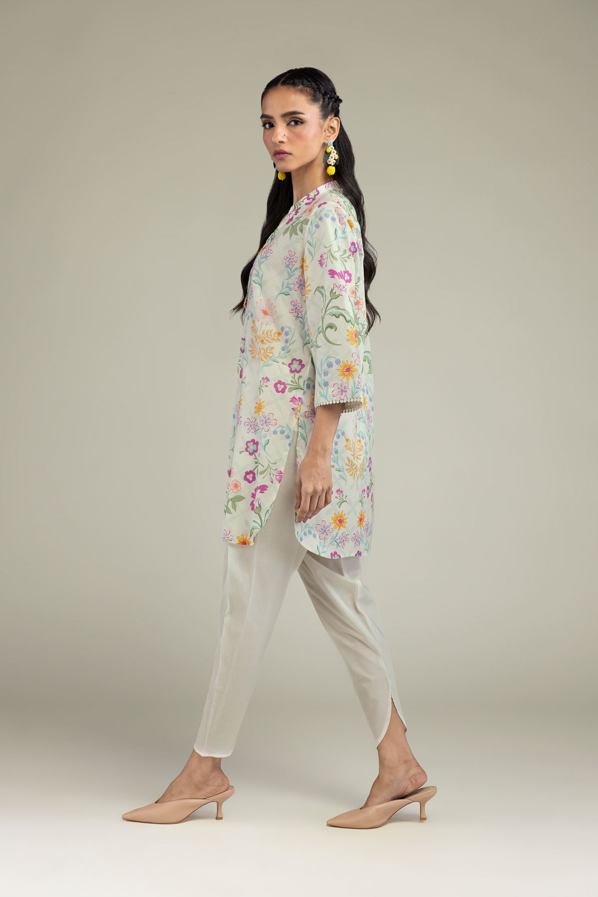 Printed Cambric Shalwar - 1-26-205-A-E2-VG