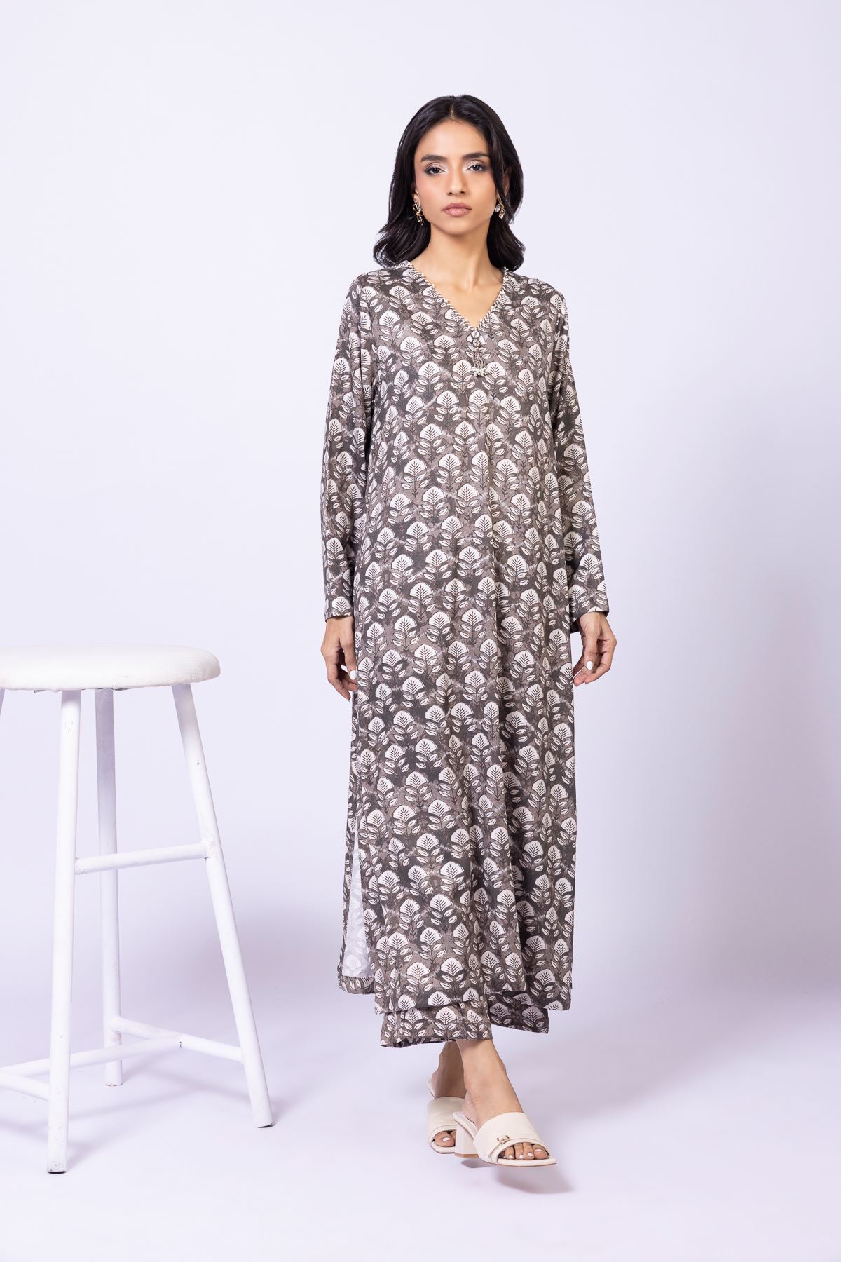 Printed Marina Pants - 25-09-10E8-09TA-VG