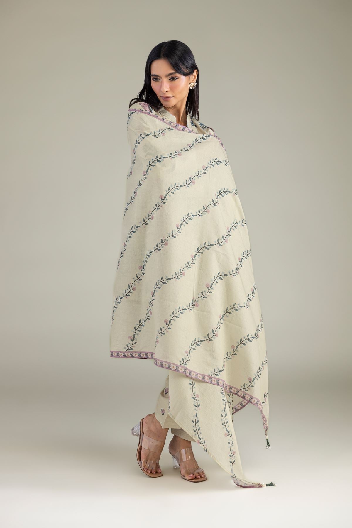 Printed Lawn Printed Lawn Dupatta - 1-26-305-C-H2-VG
