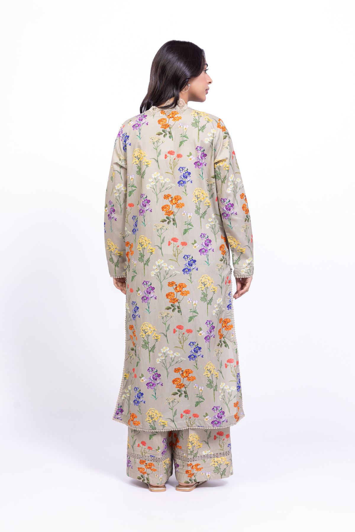 Printed Cotton Viscose Kurta - 25-10-11E8-10TB-VG