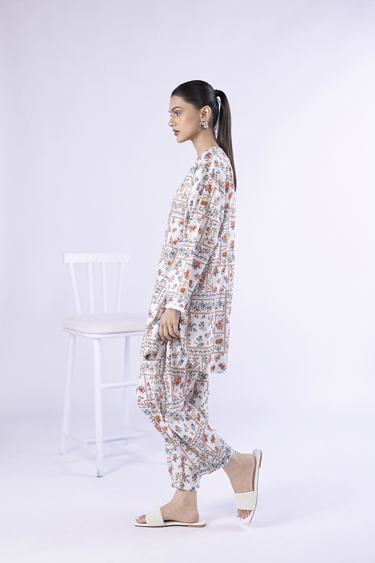 Printed Cambric Pants - 25-05E62-05BB-VG
