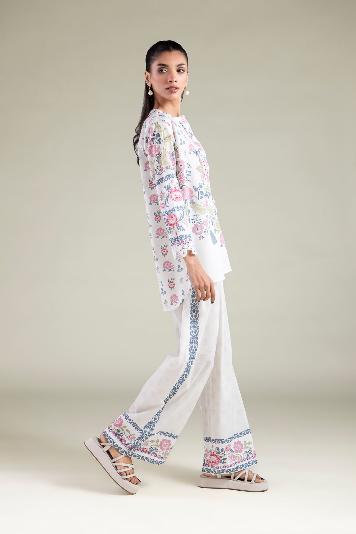 Embroidered Cambric Shirt - 6-26-102-A-C-VG