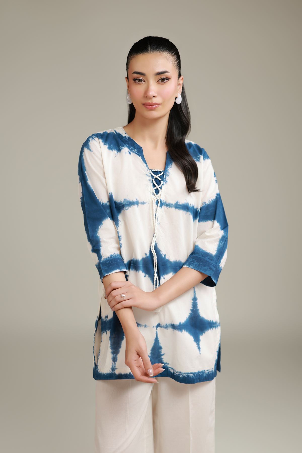 Printed Cambric Printed Co-ord Set - T-A22-26-114FA2-VG