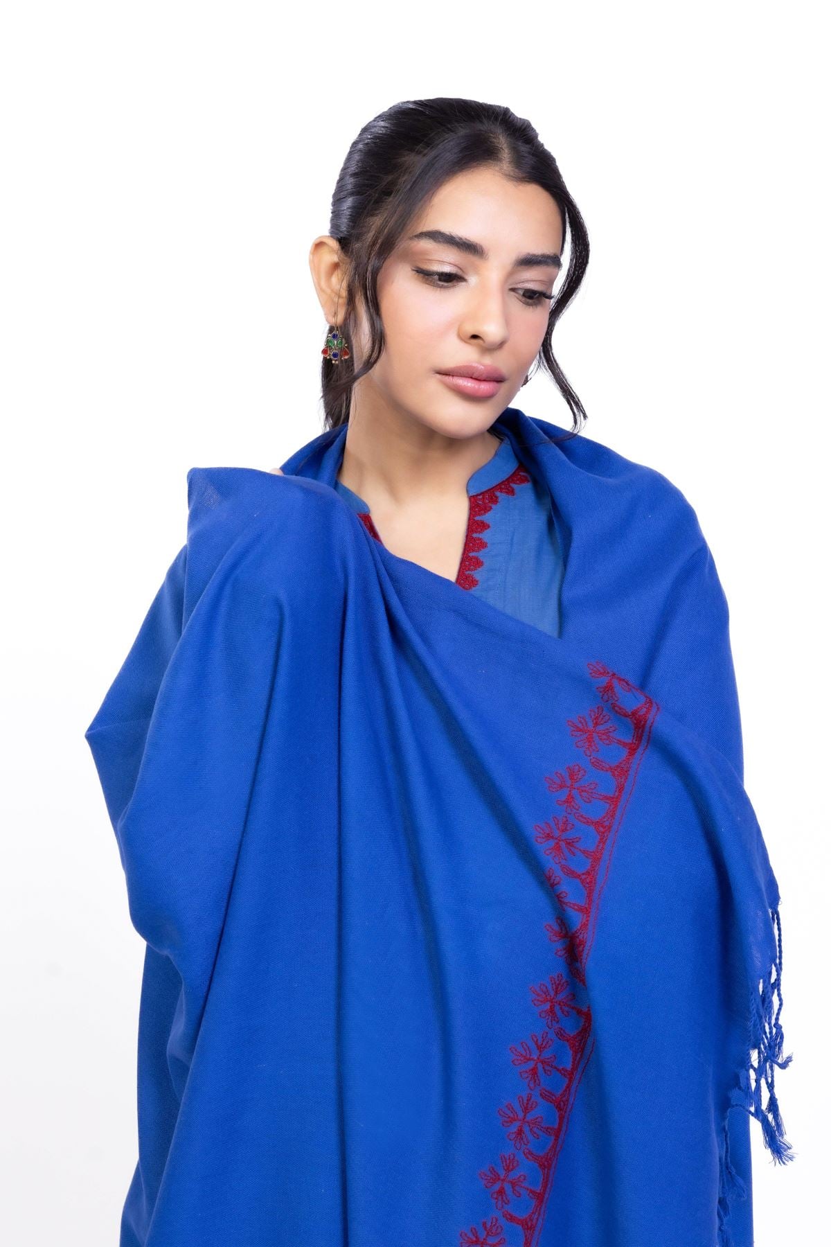 Dyed Acrylic Shawl - 25-09-11E3-09TA-VG