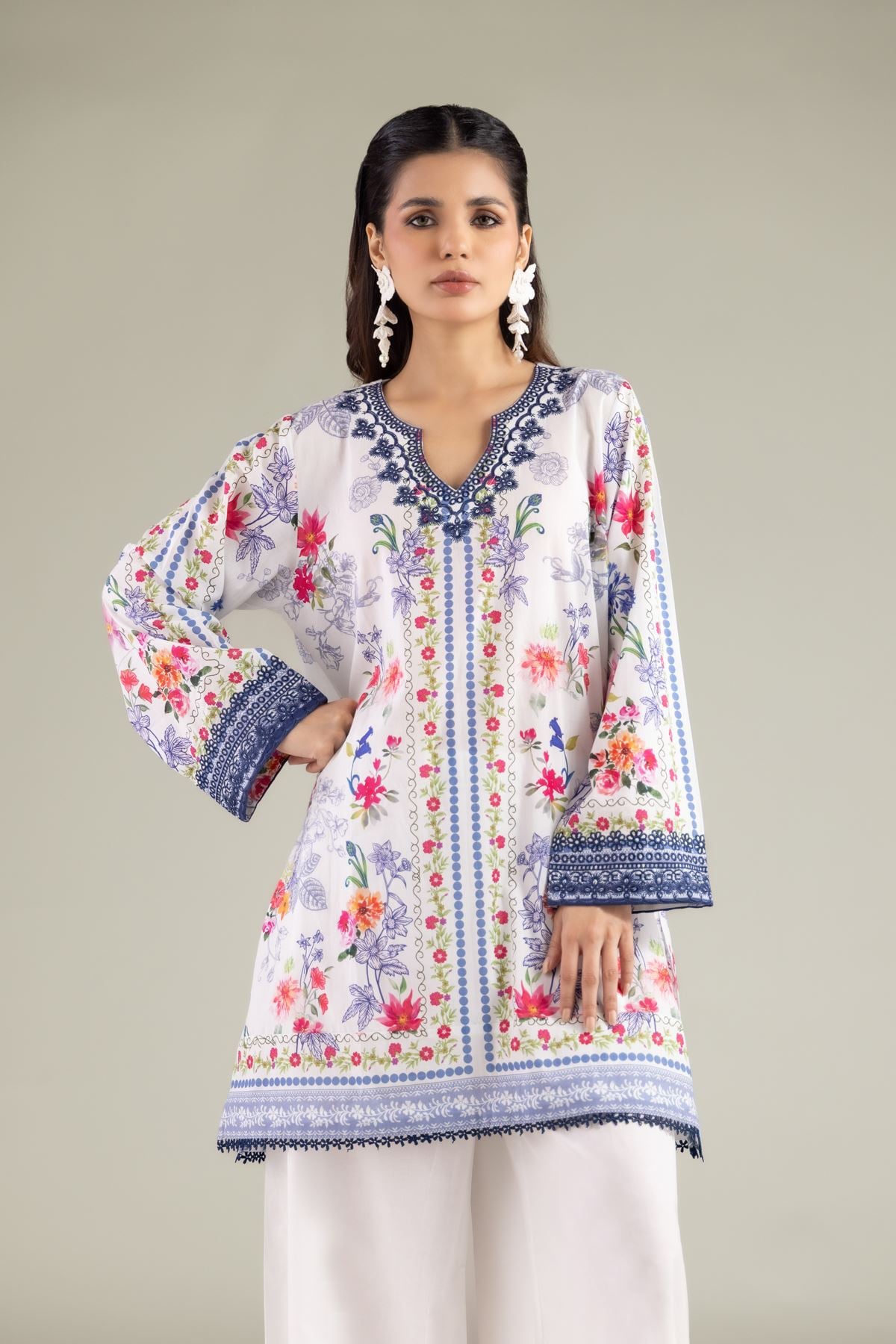 Embroidered Lawn 2-Piece Lawn Tailored - 1-26-131-A-B-VG