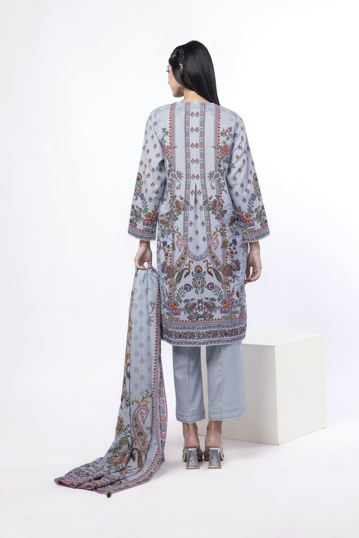 Printed Karandi Tailored 3 Piece - MT15AST-VG