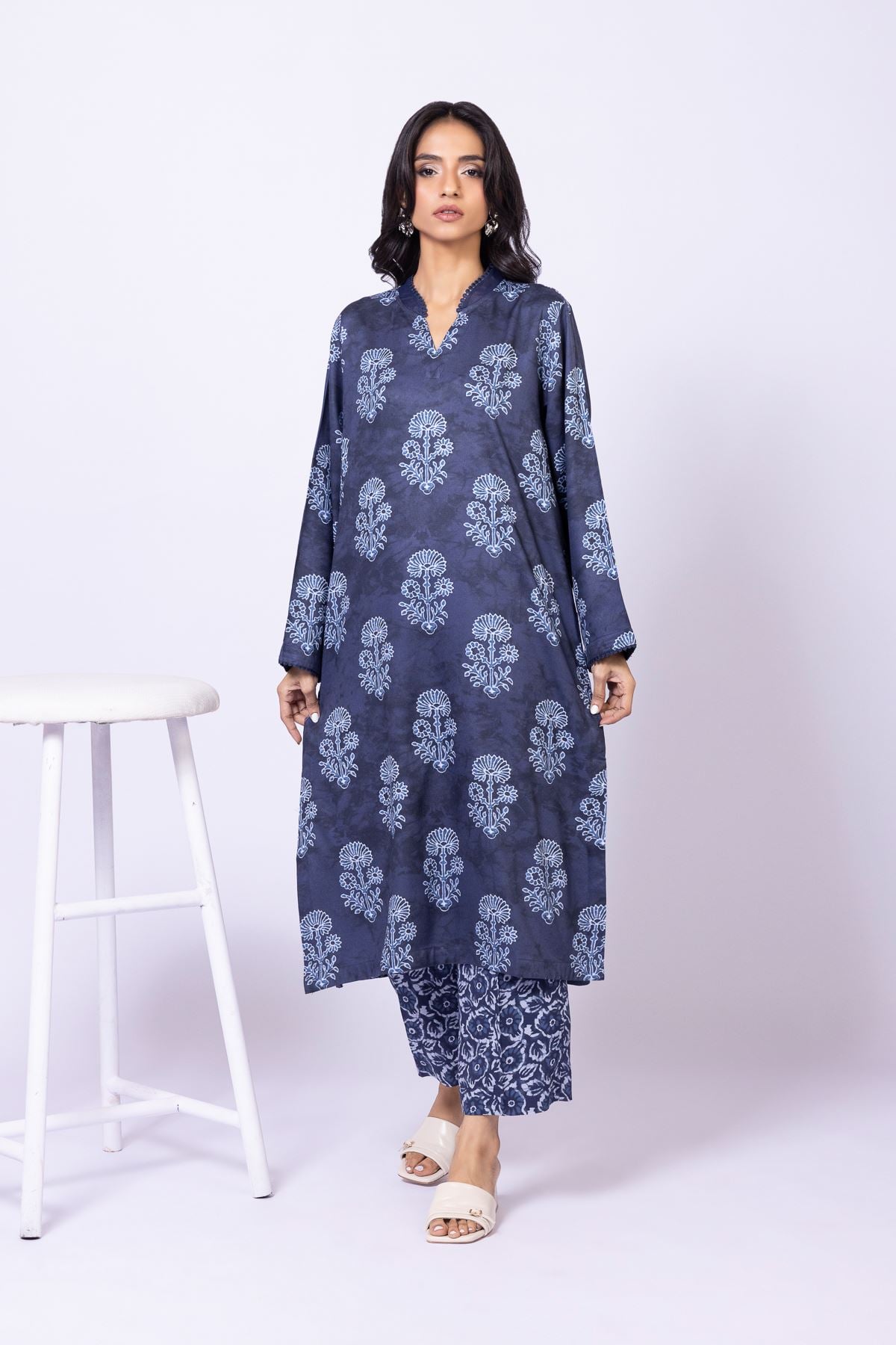 Printed Marina Pants - 25-09-10E8-05TA-VG