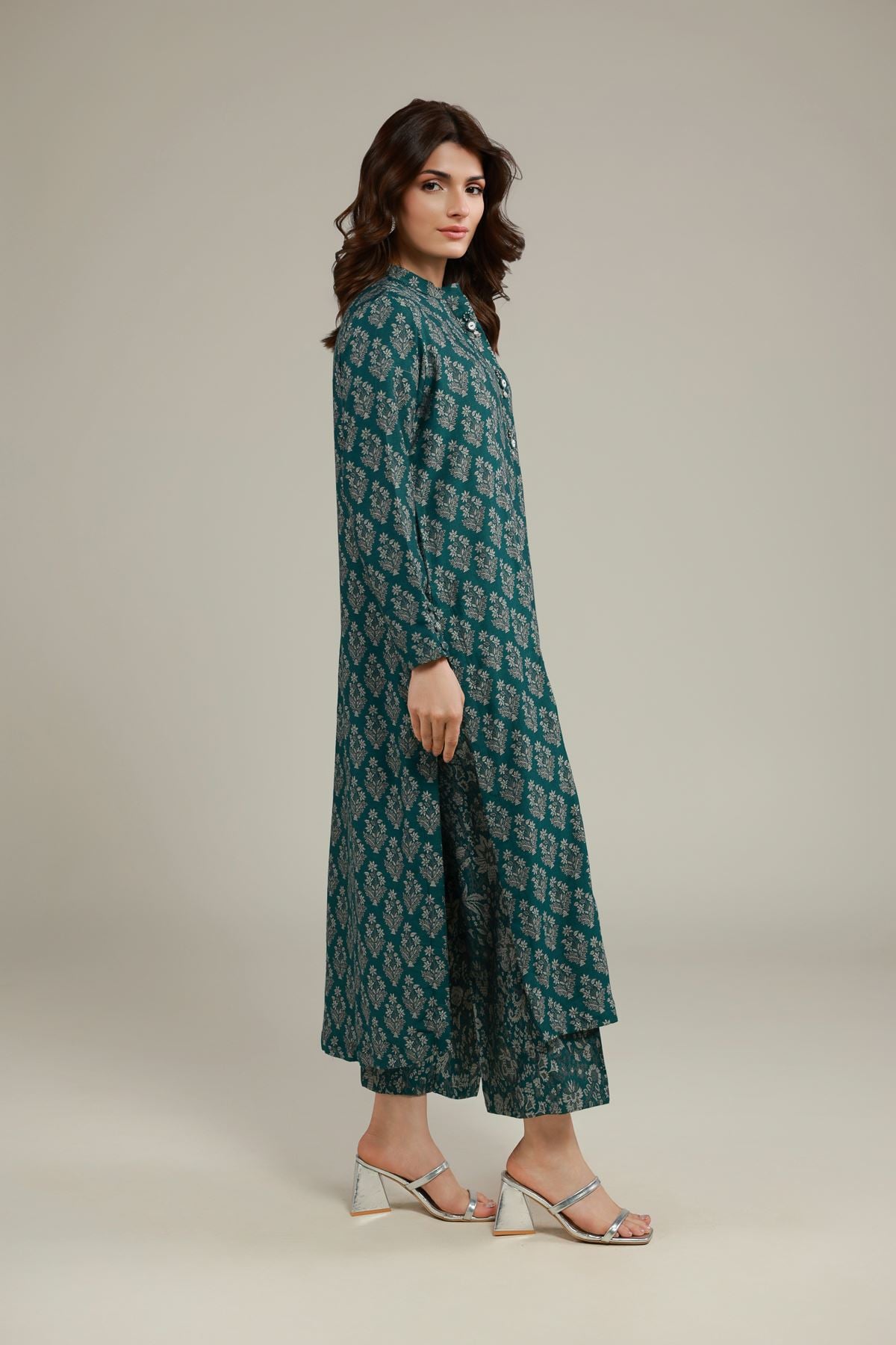 Dyed Jacquard Pants - 25-04S19-02TA-VG