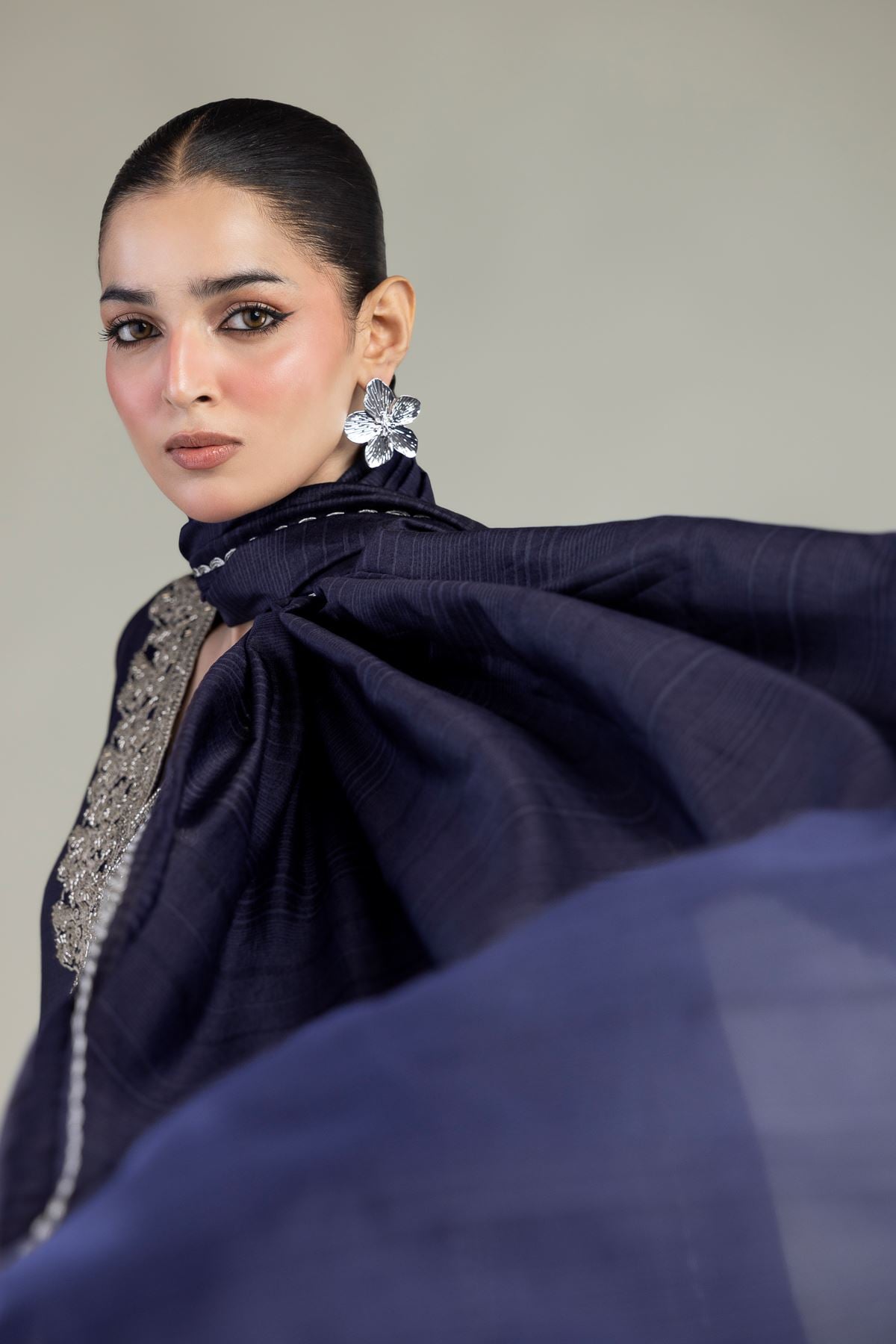 Printed Polyester Silk Polyester Silk Dupatta - 2-26-203-A-B1-VG
