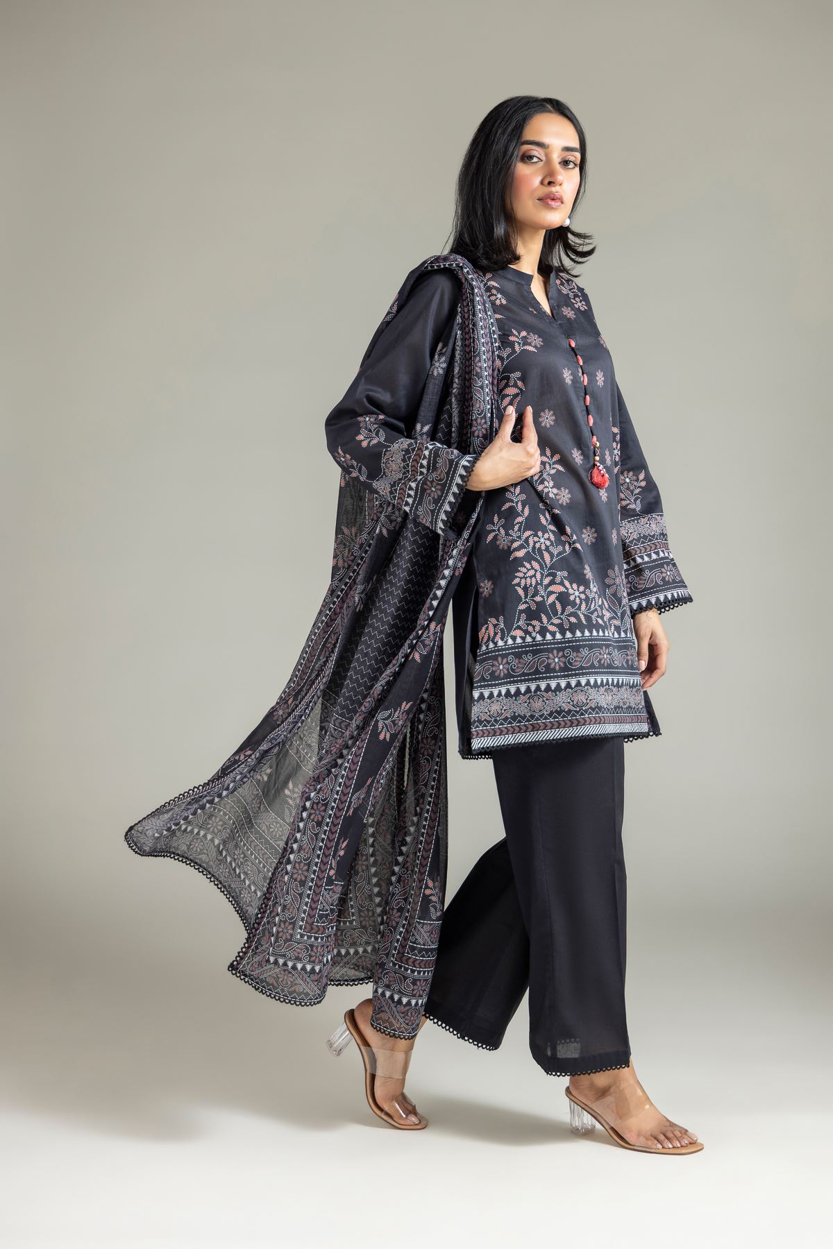 Printed Lawn Lawn 3-Piece Suit - 1-26-145-A-C-VG
