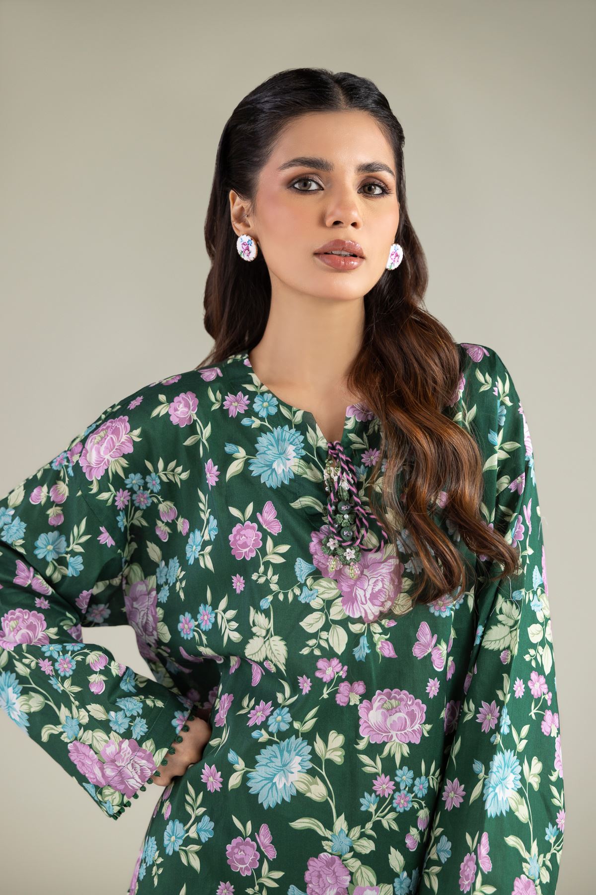 Printed Lawn 2-Piece Tailored Lawn - 2-26-208-A-E1-VG