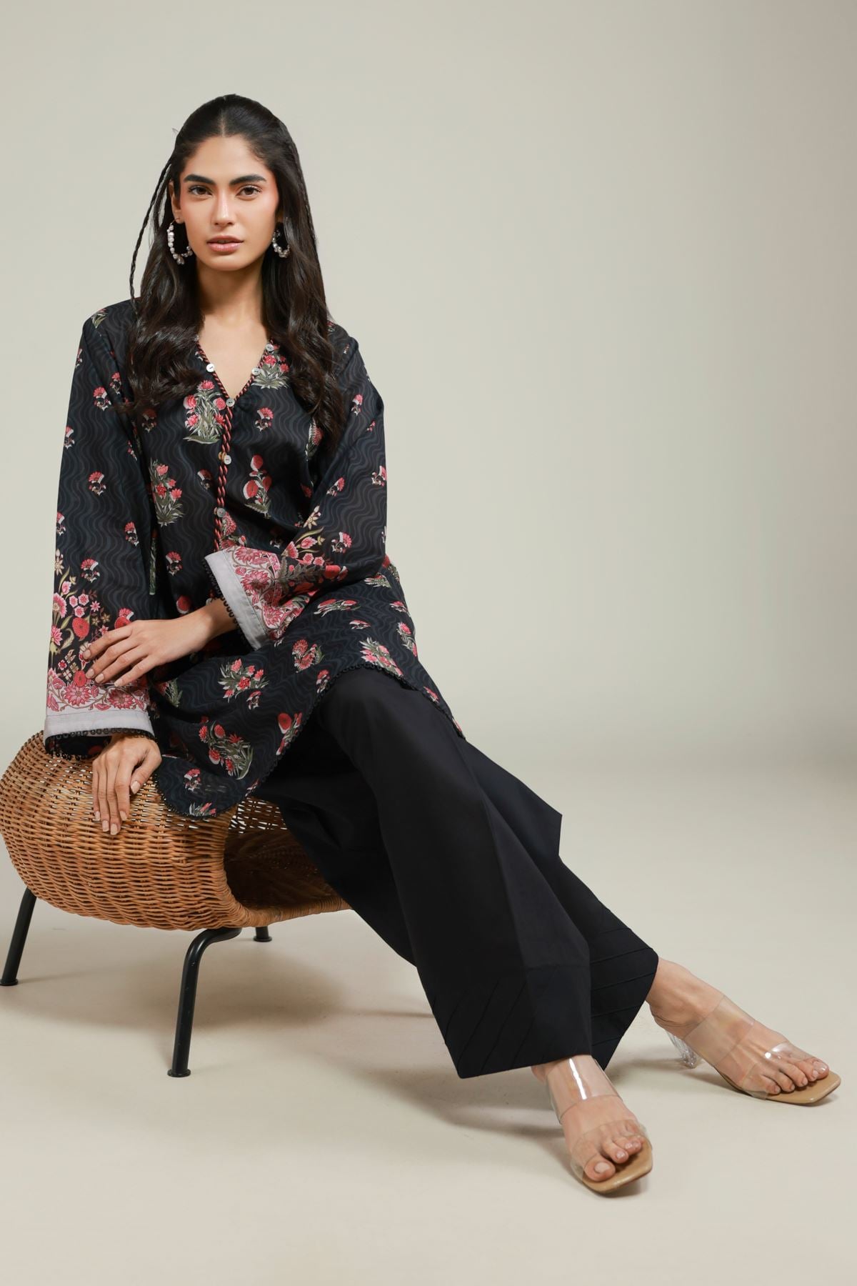 Printed Cambric Fabrics 2 Piece | Top and Bottom - A112-26-117EA2-VG