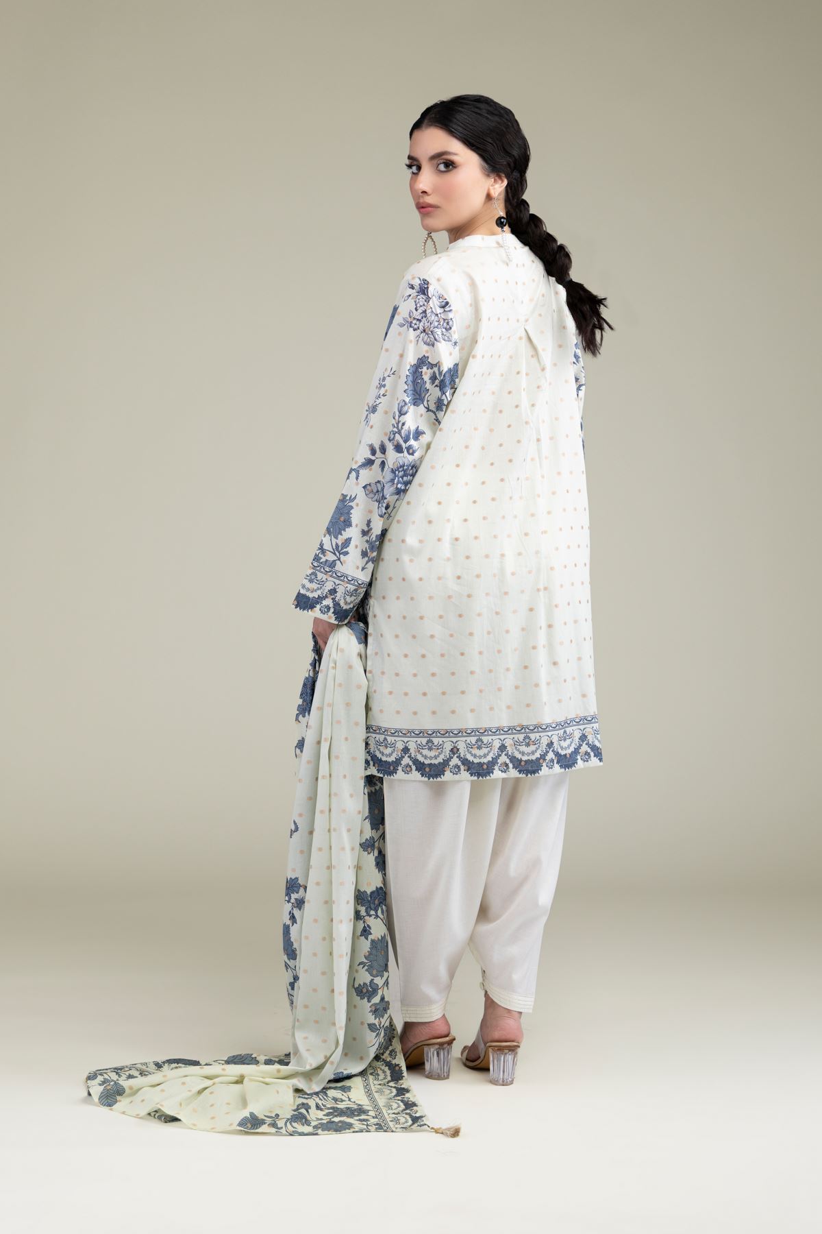 Printed Jacquard 3 Piece Tailored - 1-26-301-B-I1-VG
