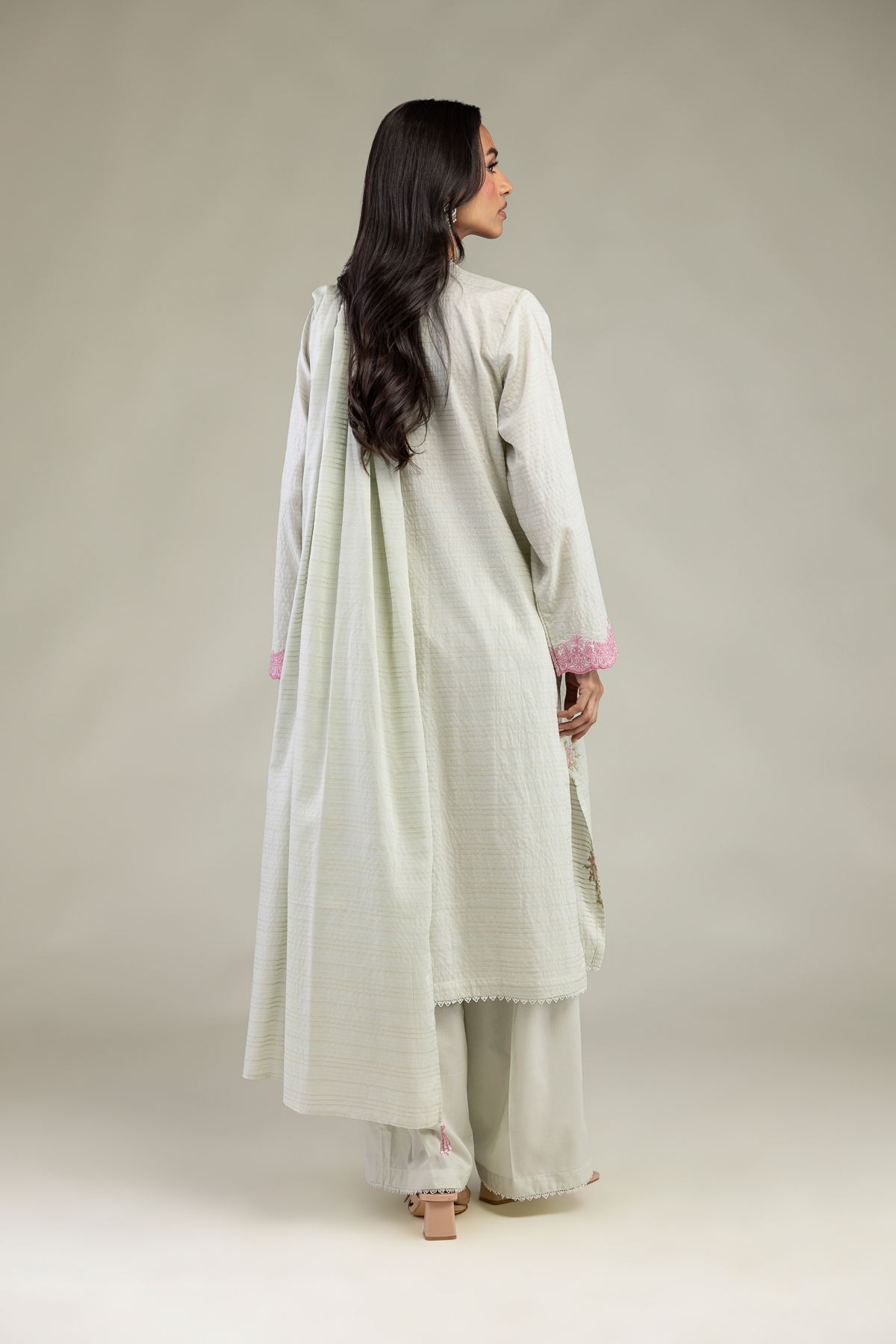 Embroidered Messuri Dobby Messuri Tailored 3-Piece - 2-26-202-A-D-VG
