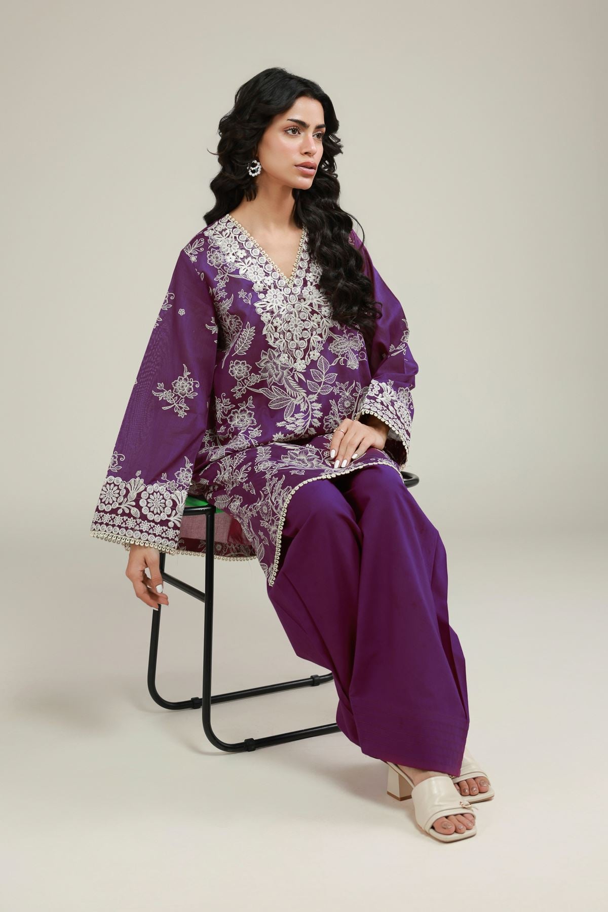 Printed Lawn Fabrics 2 Piece - A33-26-111FI1-VG