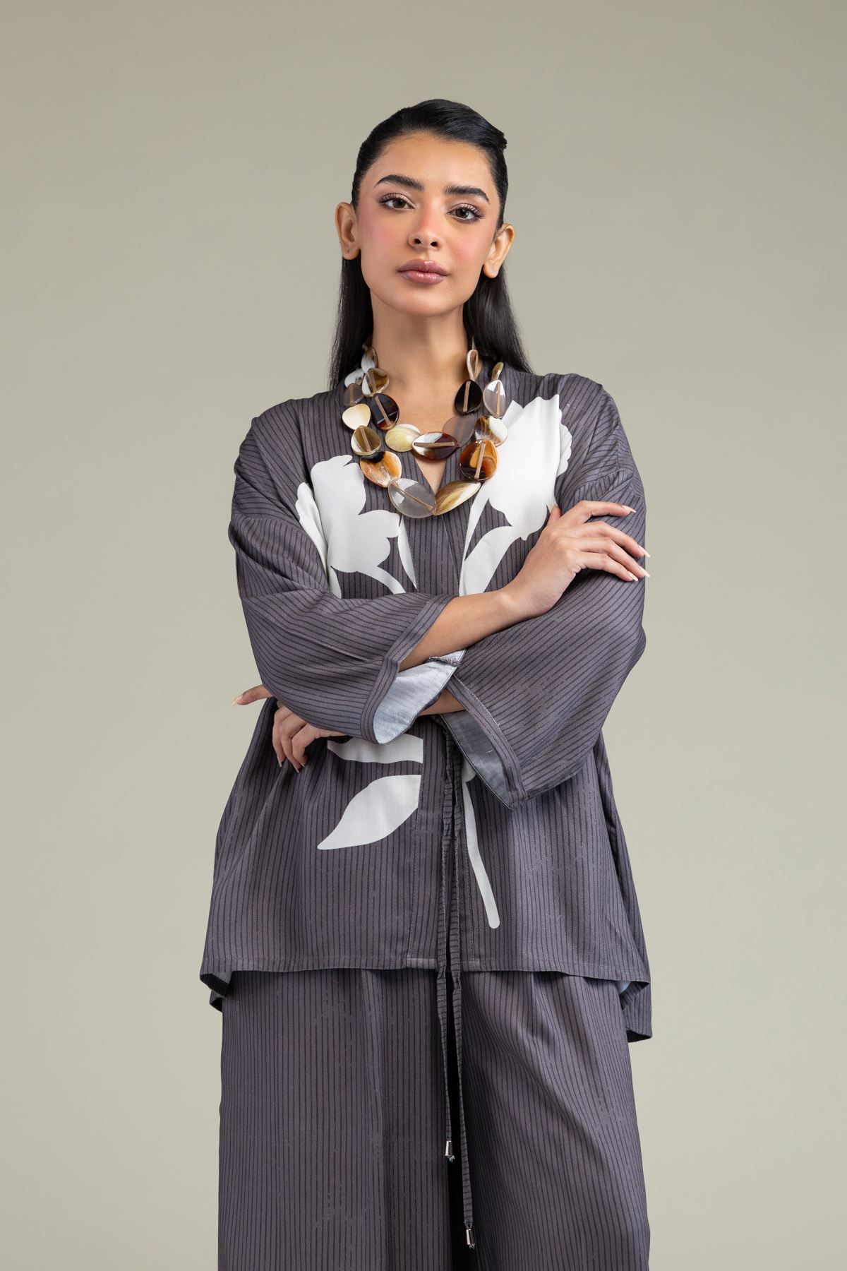 Printed Viscose Crepe Viscose Crepe Shirt - 6-26-206-A-J1-VG