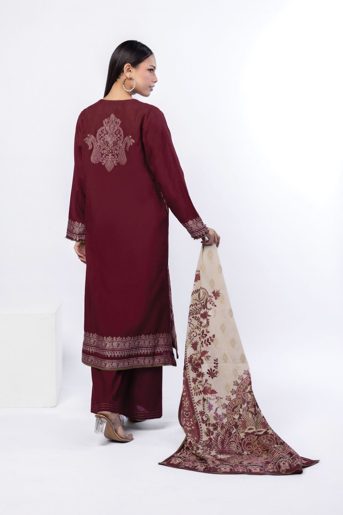 Dyed Jacquard Fabrics 3 Piece - A22-26-121FC1-VG
