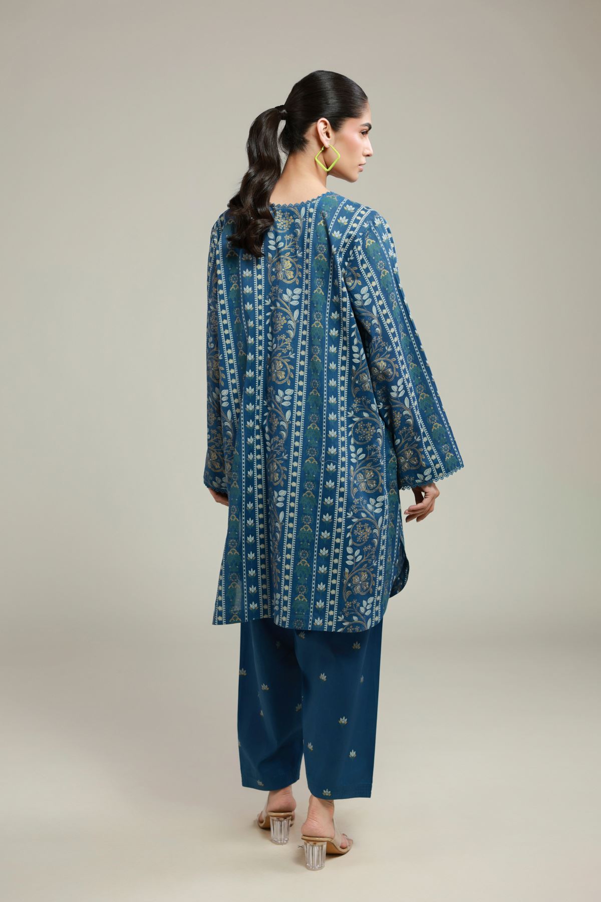 Printed Lawn Fabrics 2 Piece | Top and Bottom - A22-26-117FC1-VG