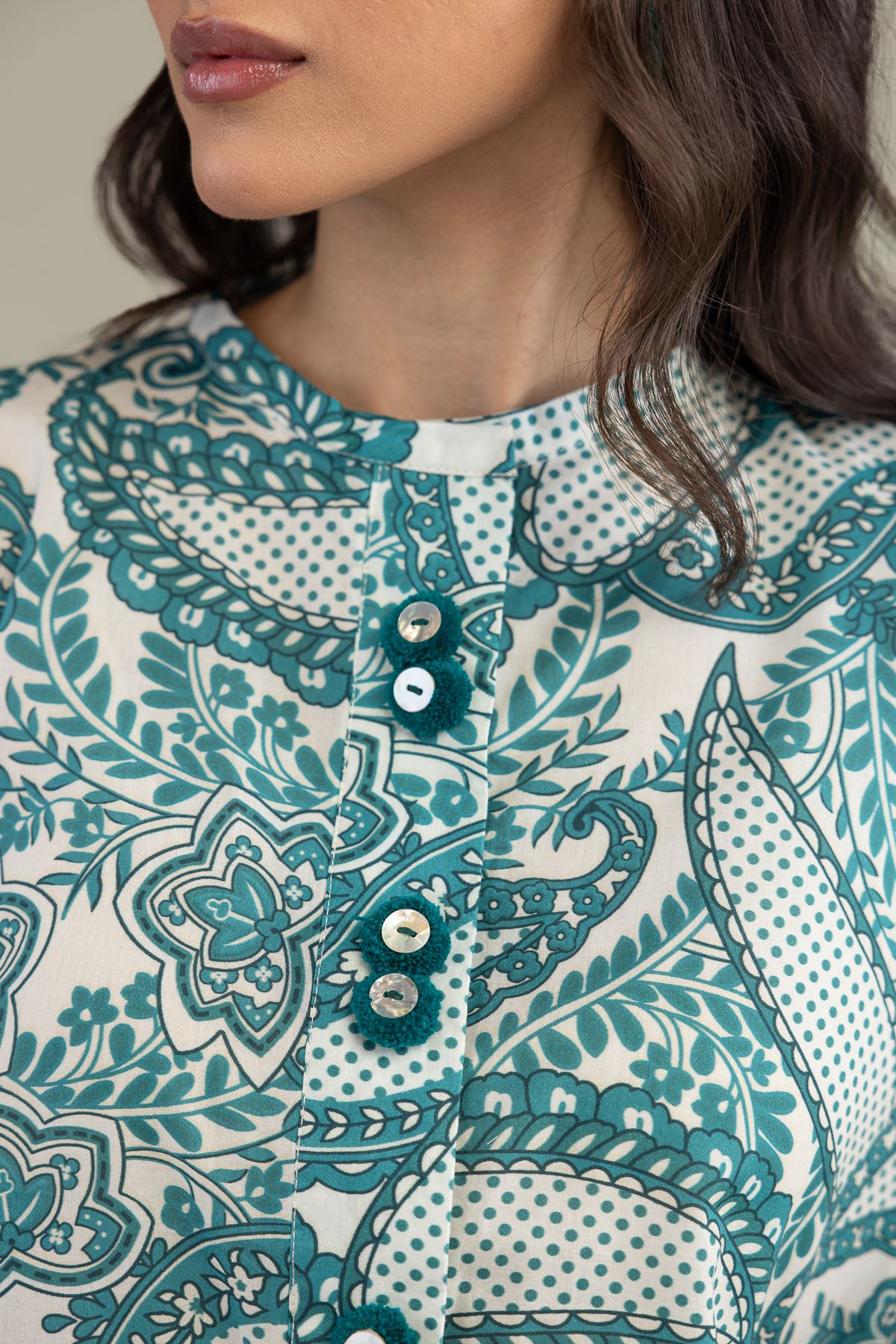 Printed Cambric Short Cambric Kurta - 8-26-213-A-B1-VG