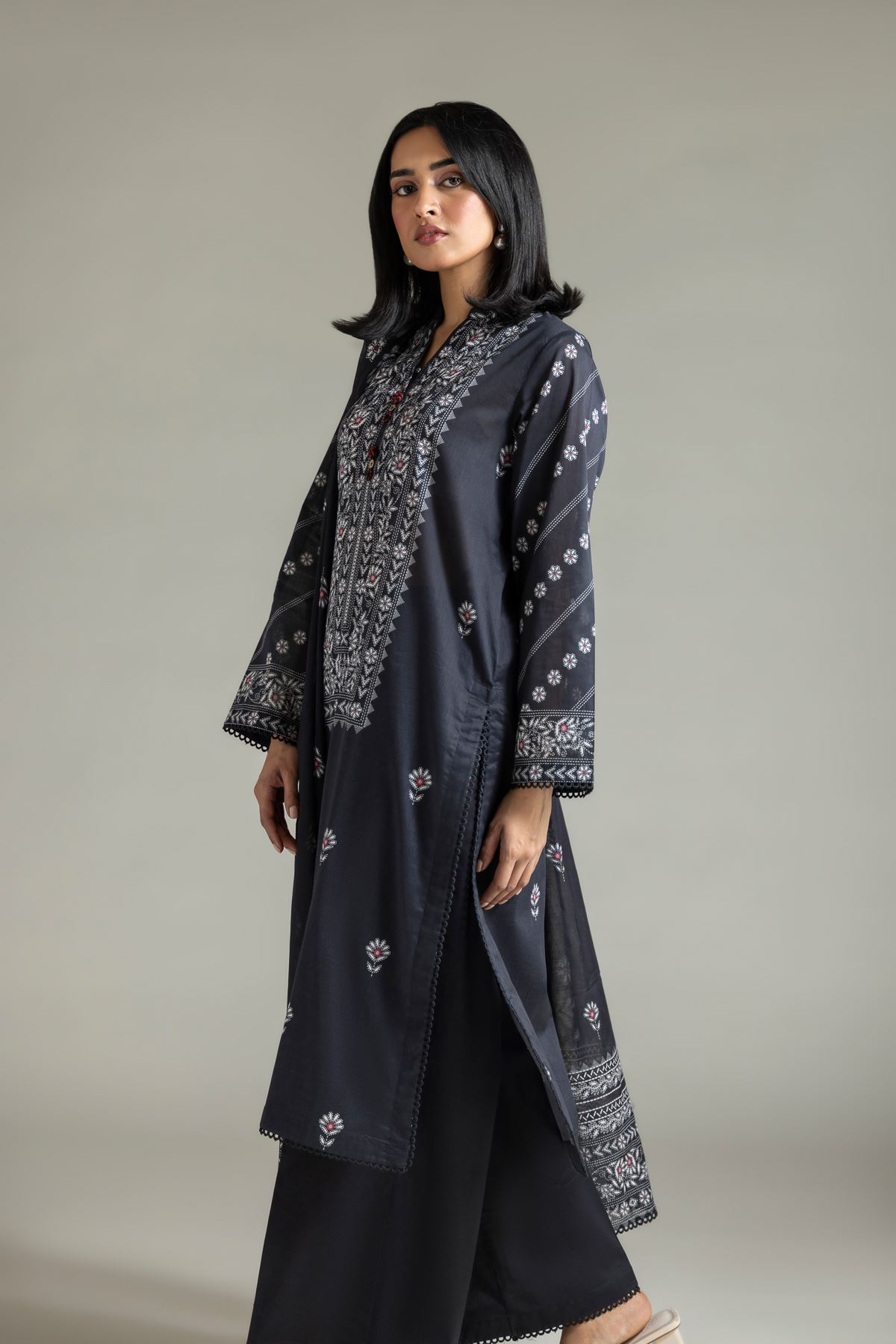 Printed Lawn Lawn 3-Piece Suit - T-A22-26-107FA-VG