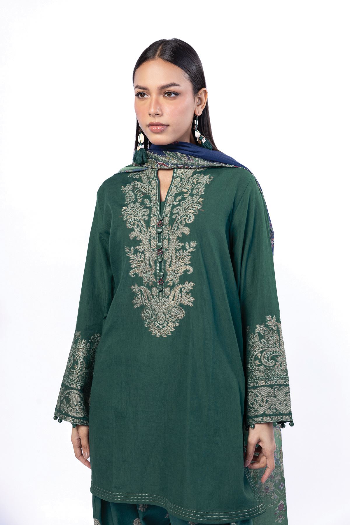 Dyed Jacquard Tailored 3 Piece - T-A33-26-105FF-VG