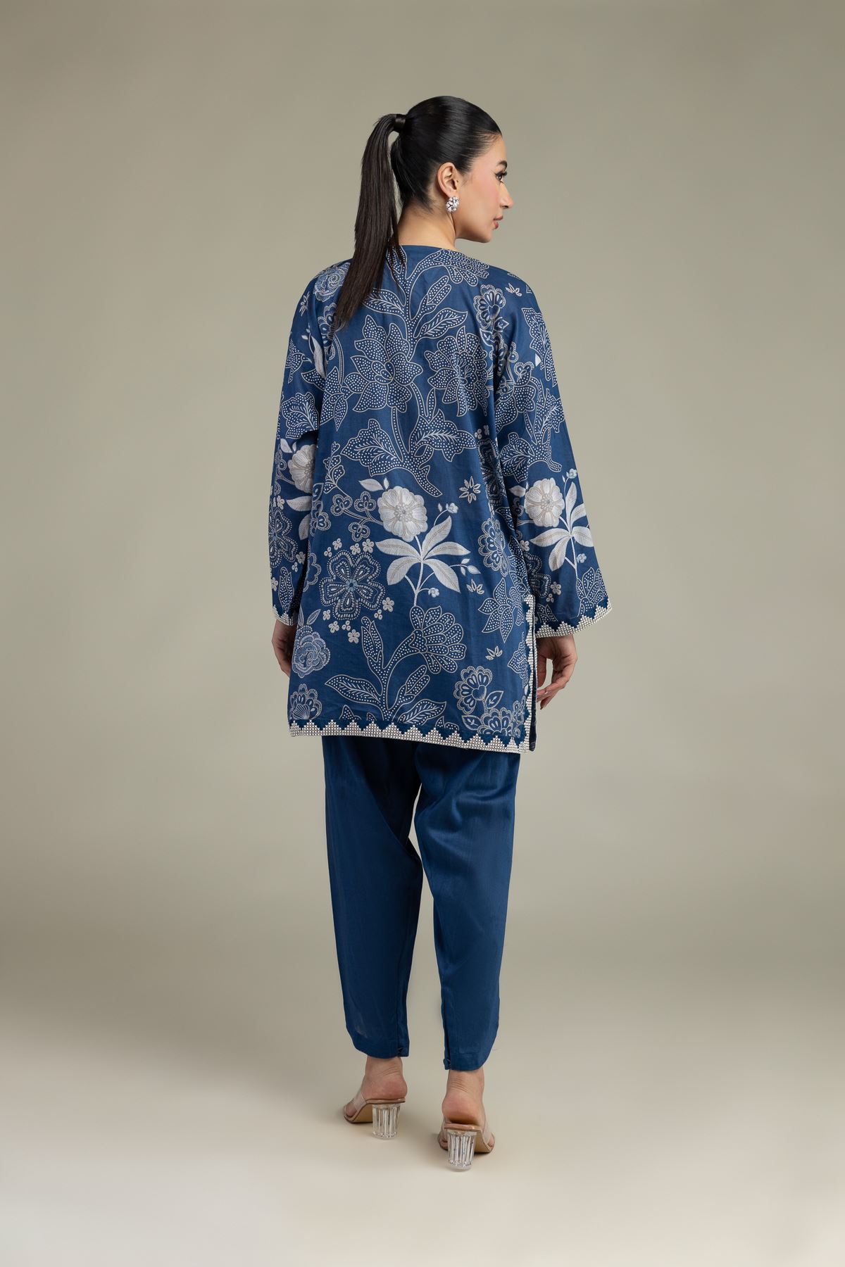 Embroidered Cambric Fabrics 2 Piece | Top and Bottom - A22-26-209FB1-VG