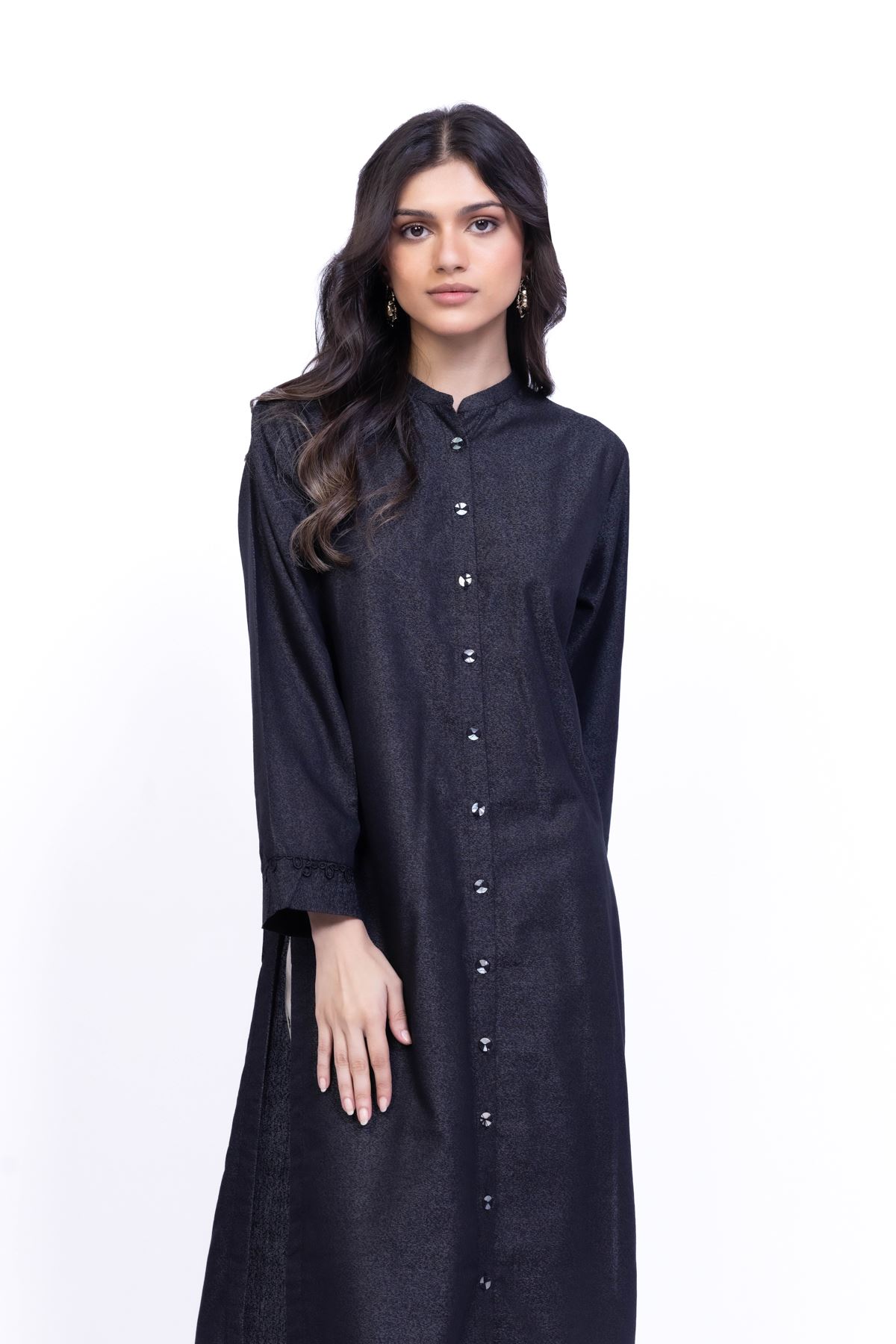 Dyed Karandi Kurta - 25-10-10E7-05TA-VG