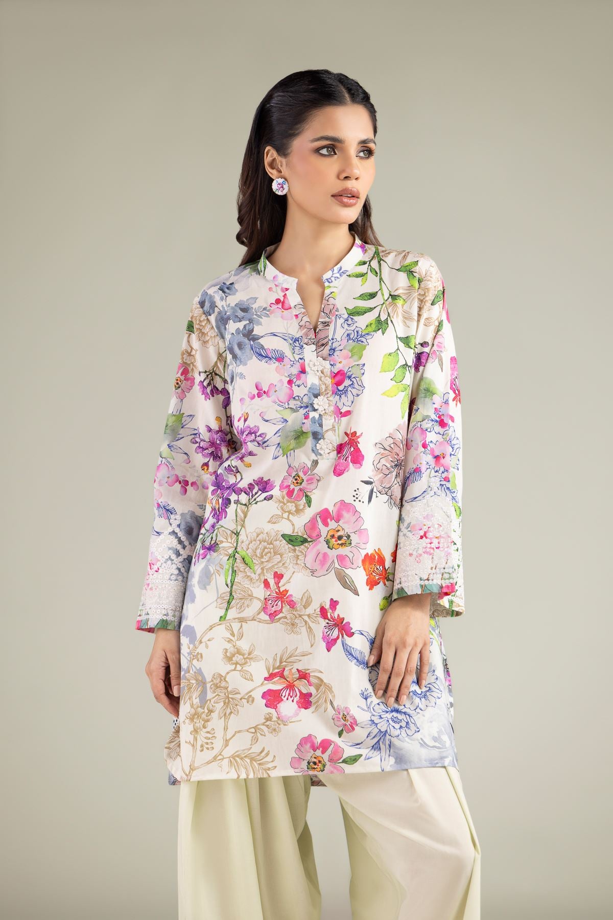 Embroidered Lawn 2-Piece Tailored Lawn - T-A11-26-114FD1-VG