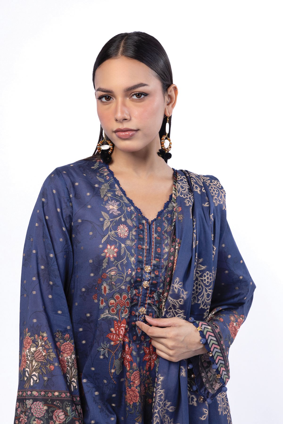 Printed Jacquard Fabrics 3 Piece - A33-26-104FB1-VG