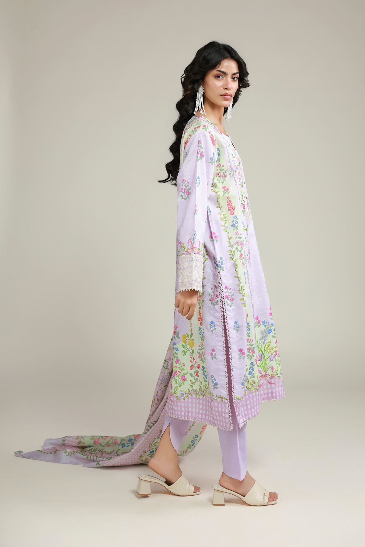Embroidered Jacquard Fabrics 3 Piece - A33-26-111FA1-VG