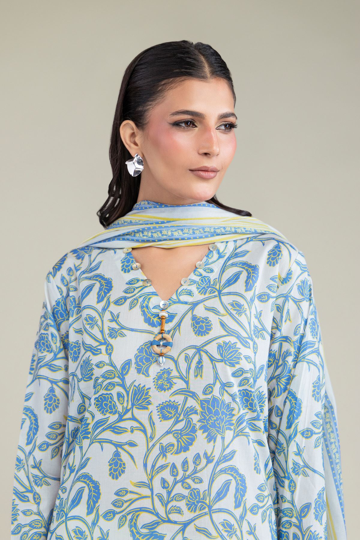 Printed Lawn Lawn Tailored 3-Piece - 1-26-246-B-I1-VG